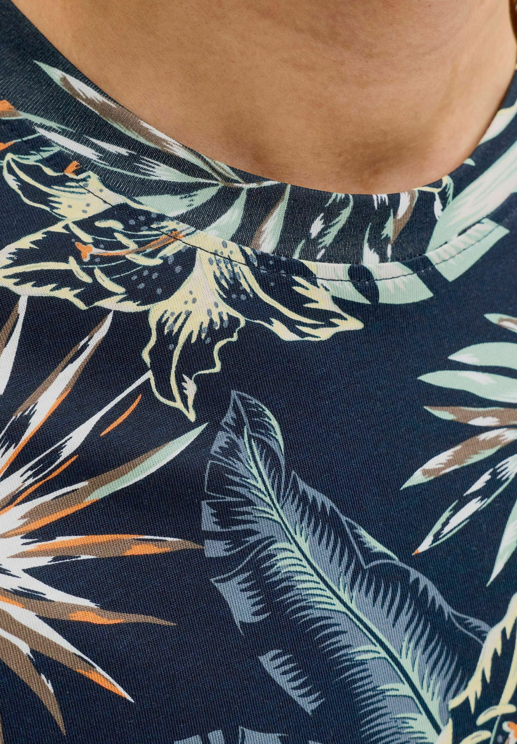 T- - Print T-shirt - navy blazer