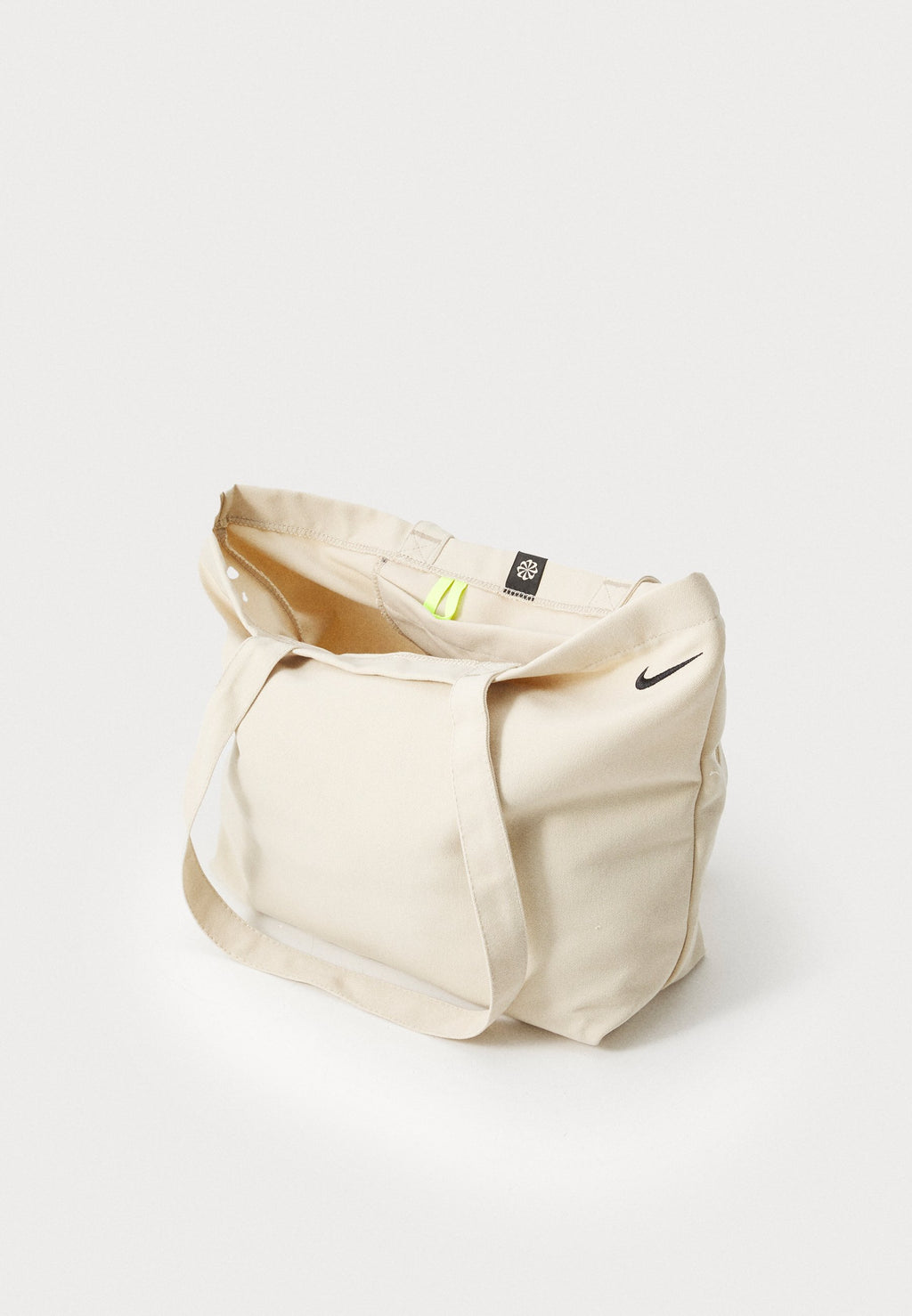 HERITAGE TOTE UNISEX - Tote bag - oatmeal/volt/black