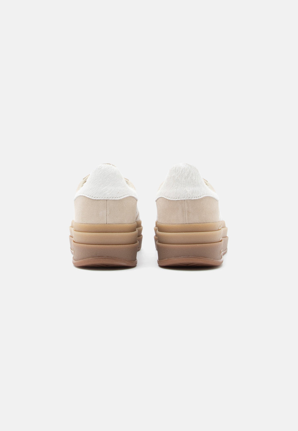 GAZELLE BOLD - Trainers - stone khaki/cream white/gold-coloured metallic