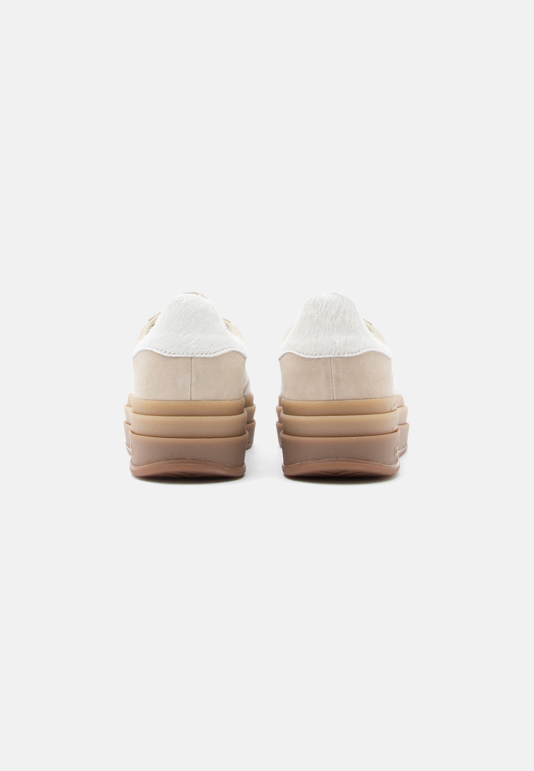 GAZELLE BOLD - Trainers - stone khaki/cream white/gold-coloured metallic