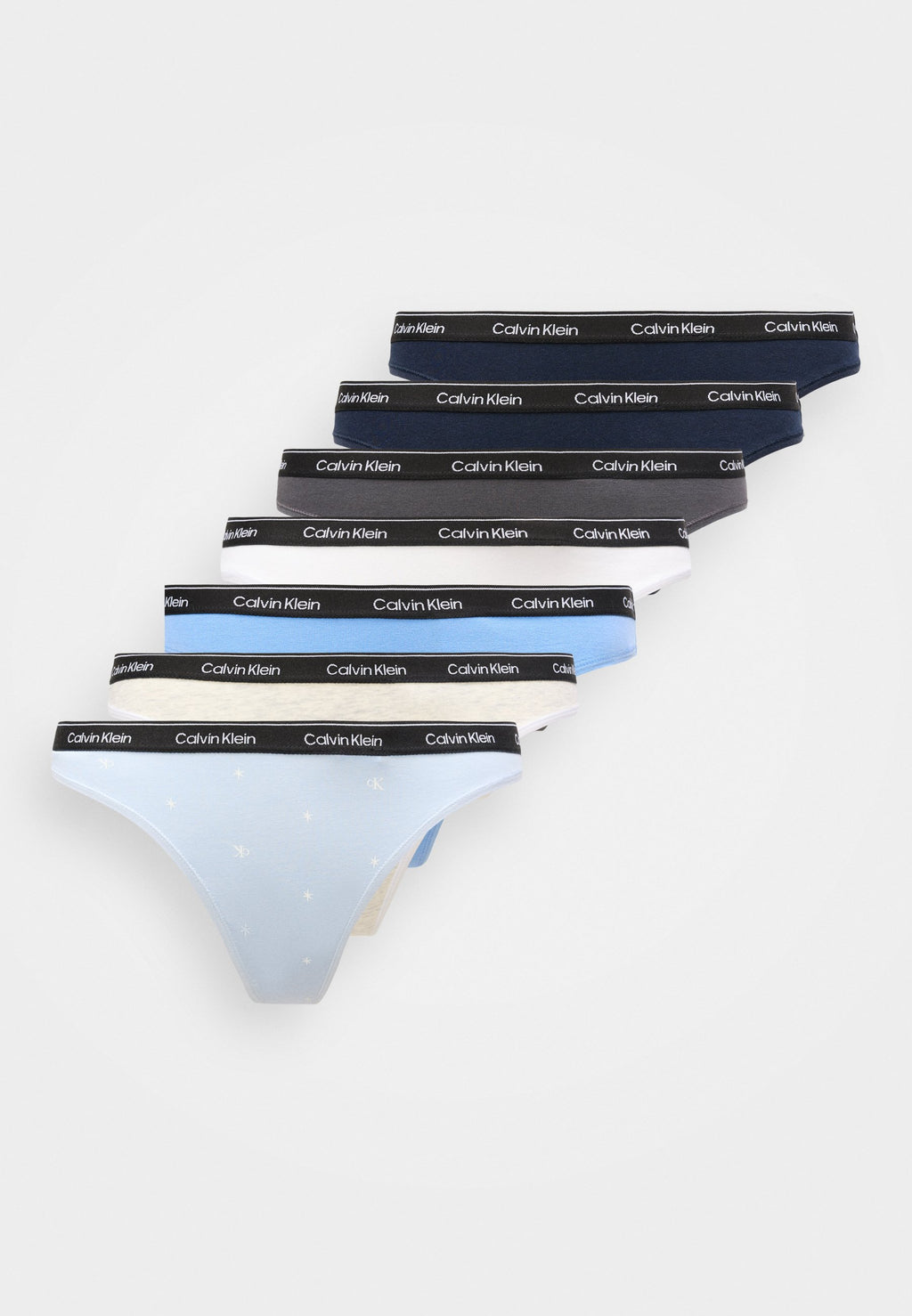THONG ICON LOGO 7 PACK  - Thong - multi-coloured/black