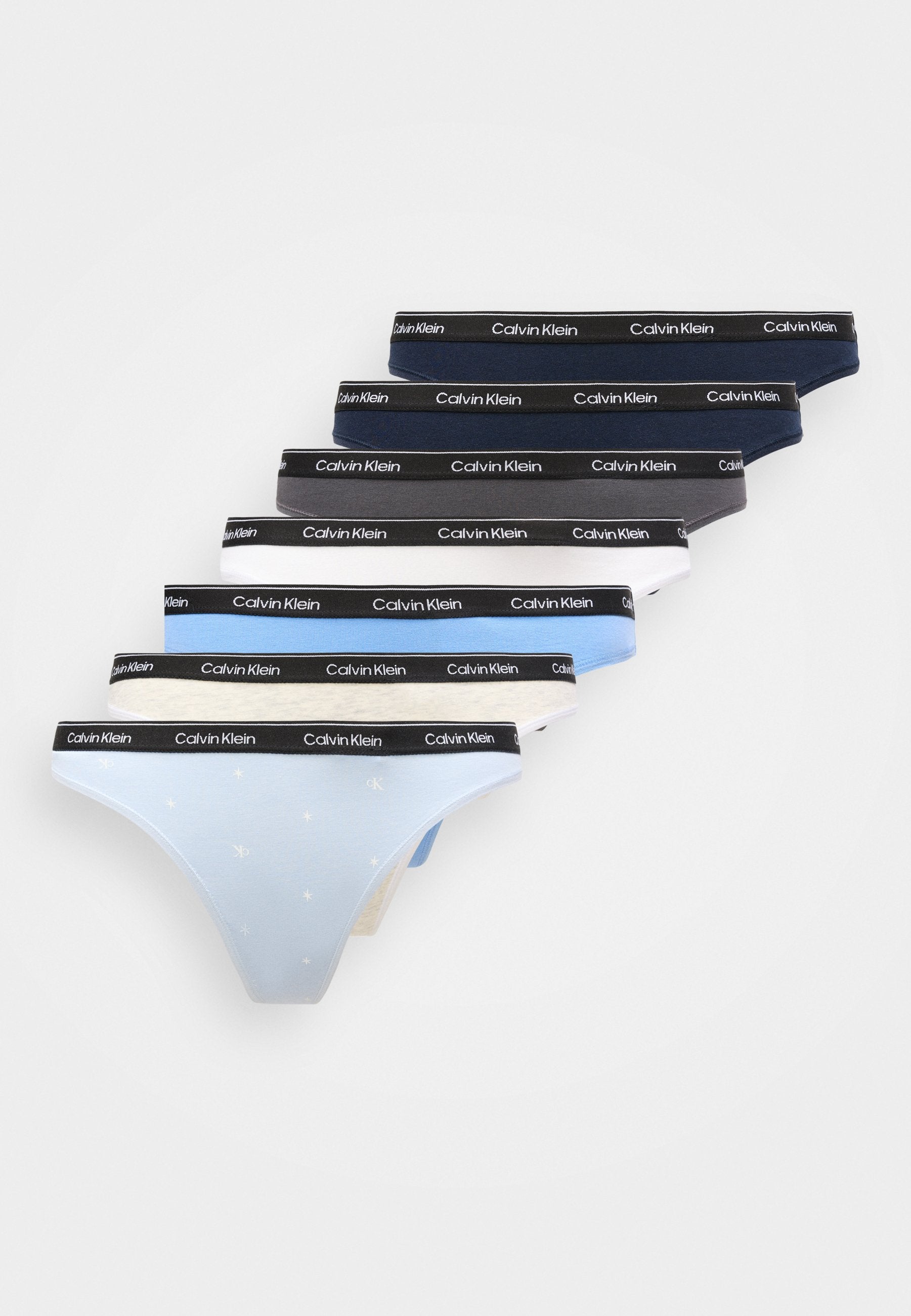 THONG ICON LOGO 7 PACK  - Thong - multi-coloured/black