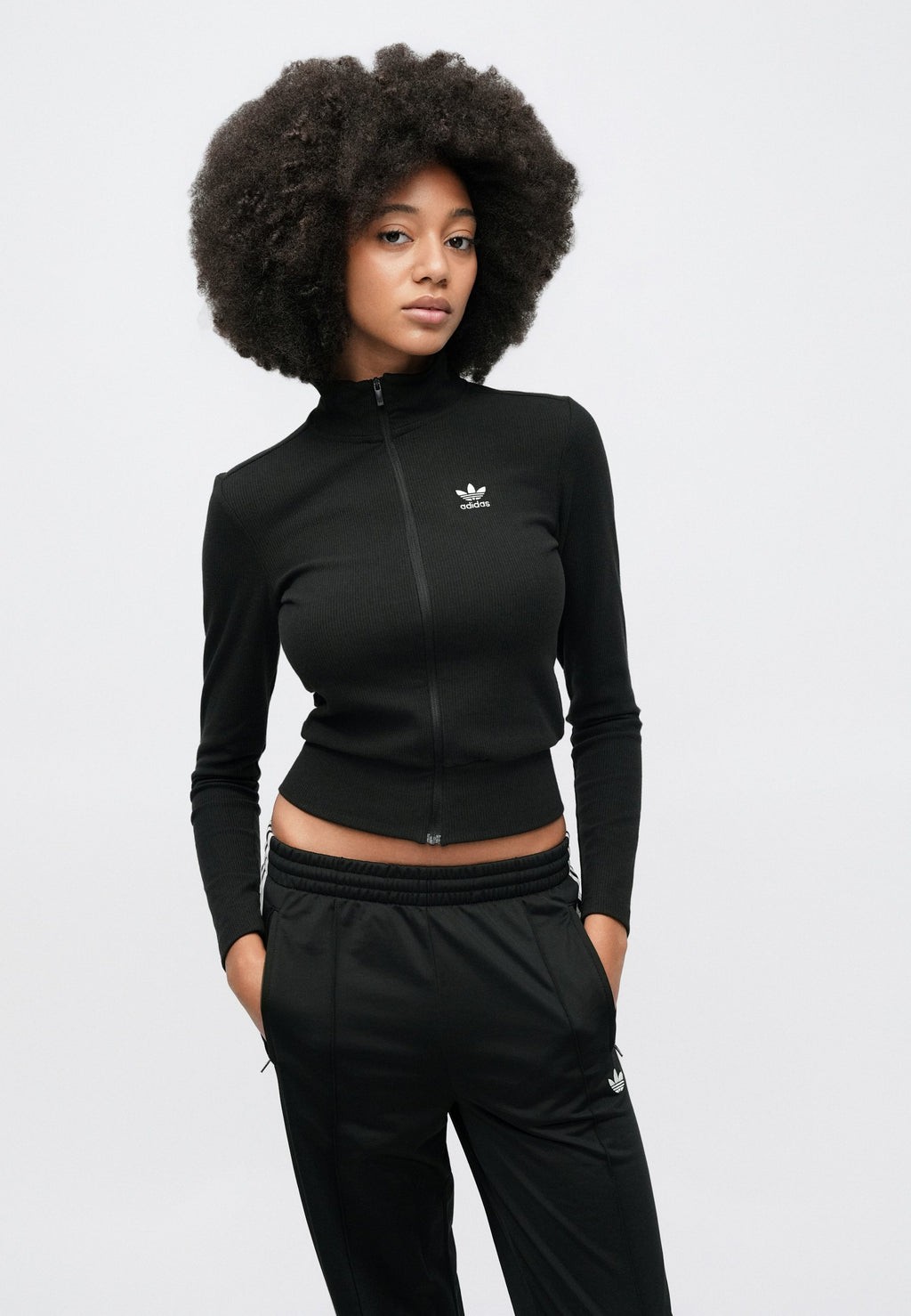 FIREBIRD CLASSIC - Tracksuit bottoms - black/white