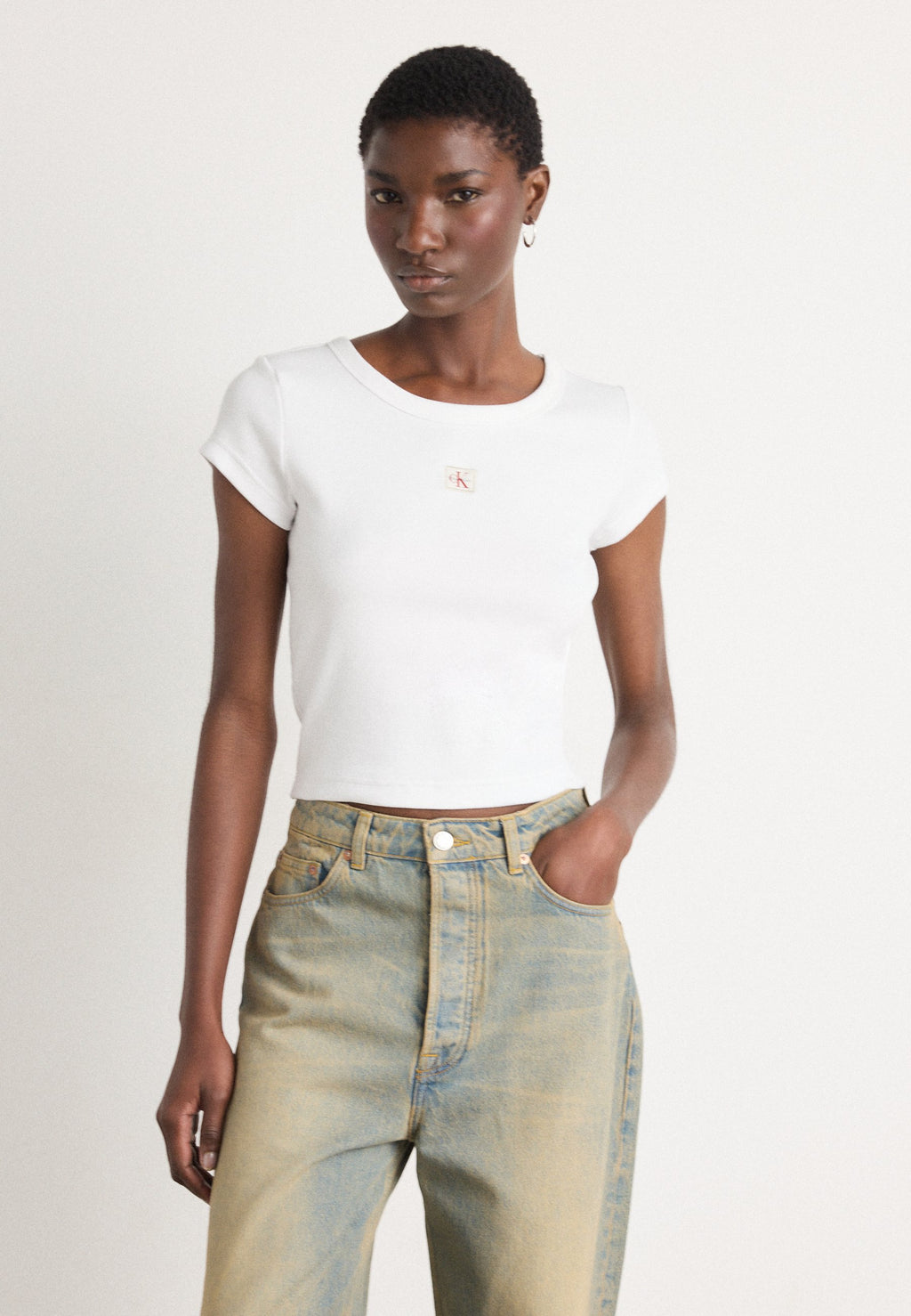 LABEL  - Basic T-shirt - brilliant white
