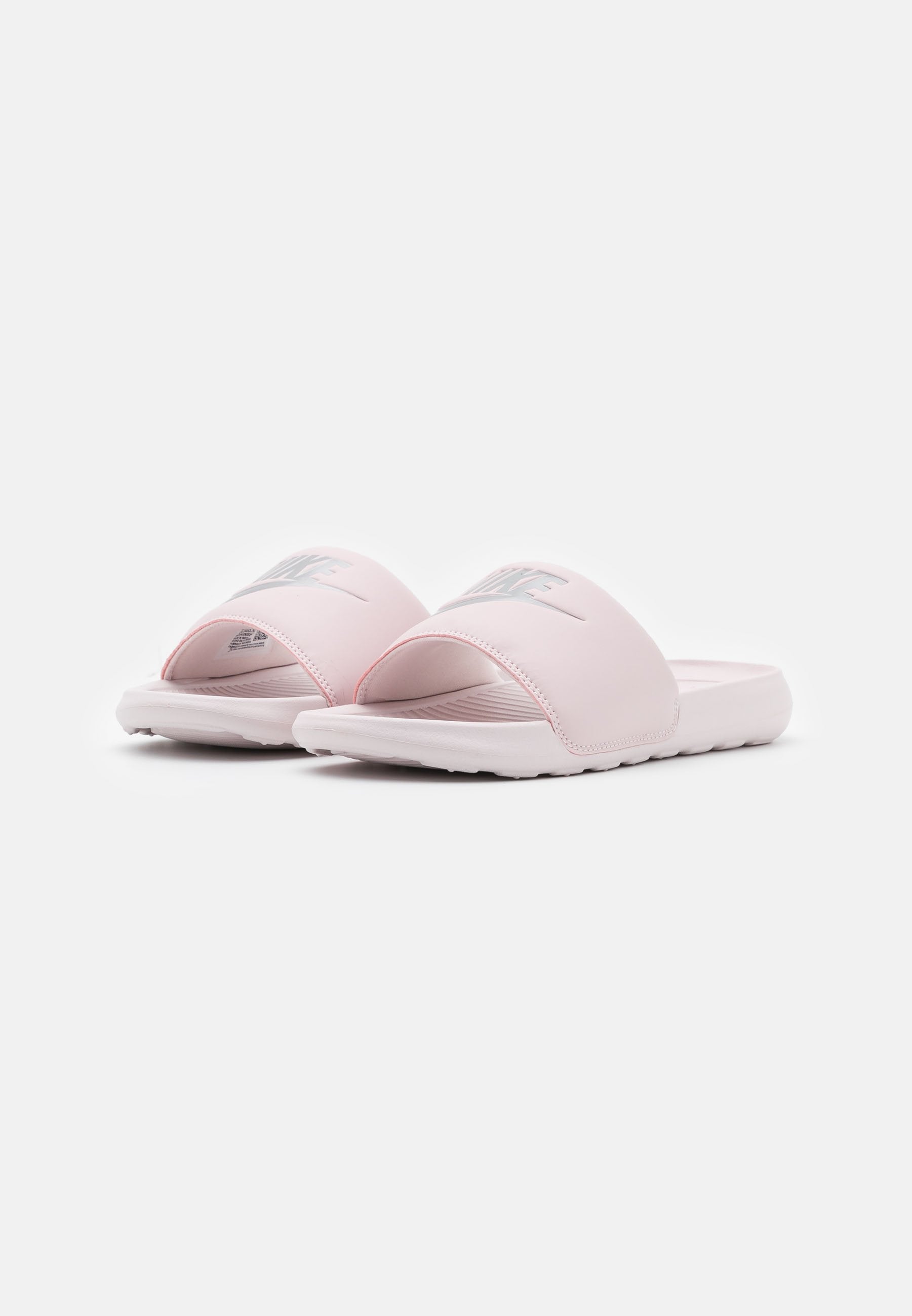 VICTORI ONE SLIDE - Mules - barely rose/metallic silver