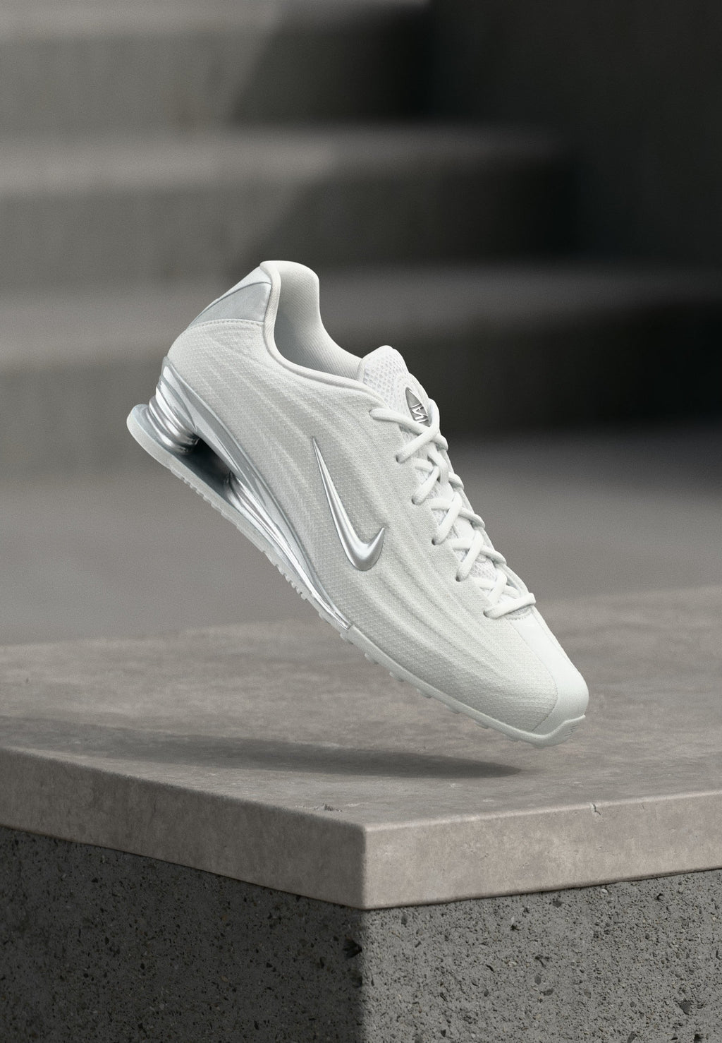 SHOX Z - Baskets - blanc/argenté
