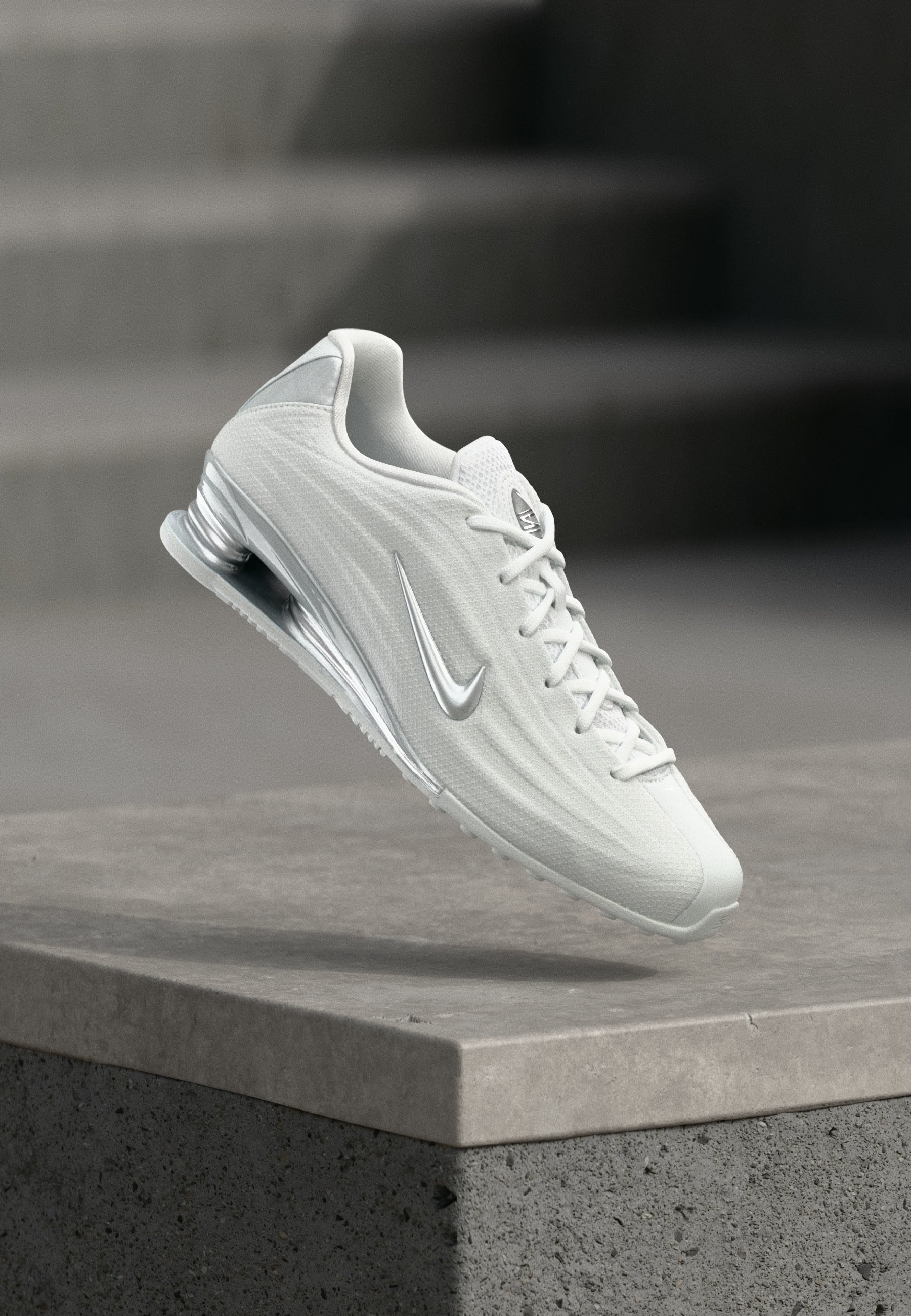 SHOX Z - Baskets - blanc/argenté