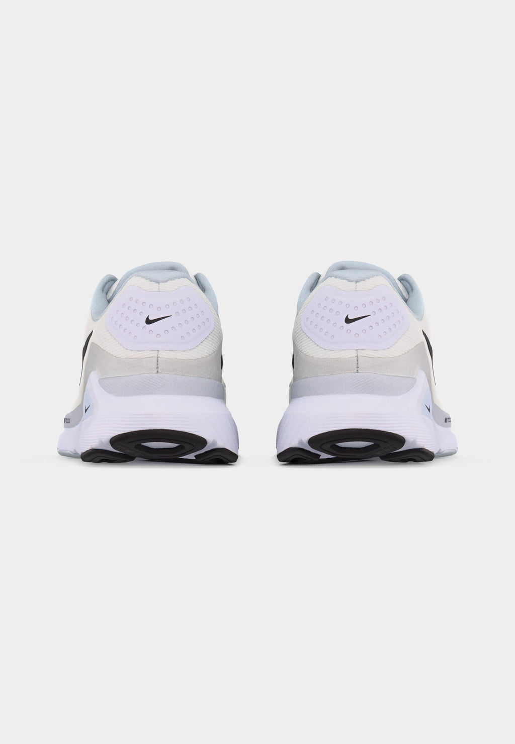 W NIKE STRUCTURE 26 - Yol koşu ayakkabısı - beyaz/siyah/saf platin renkli