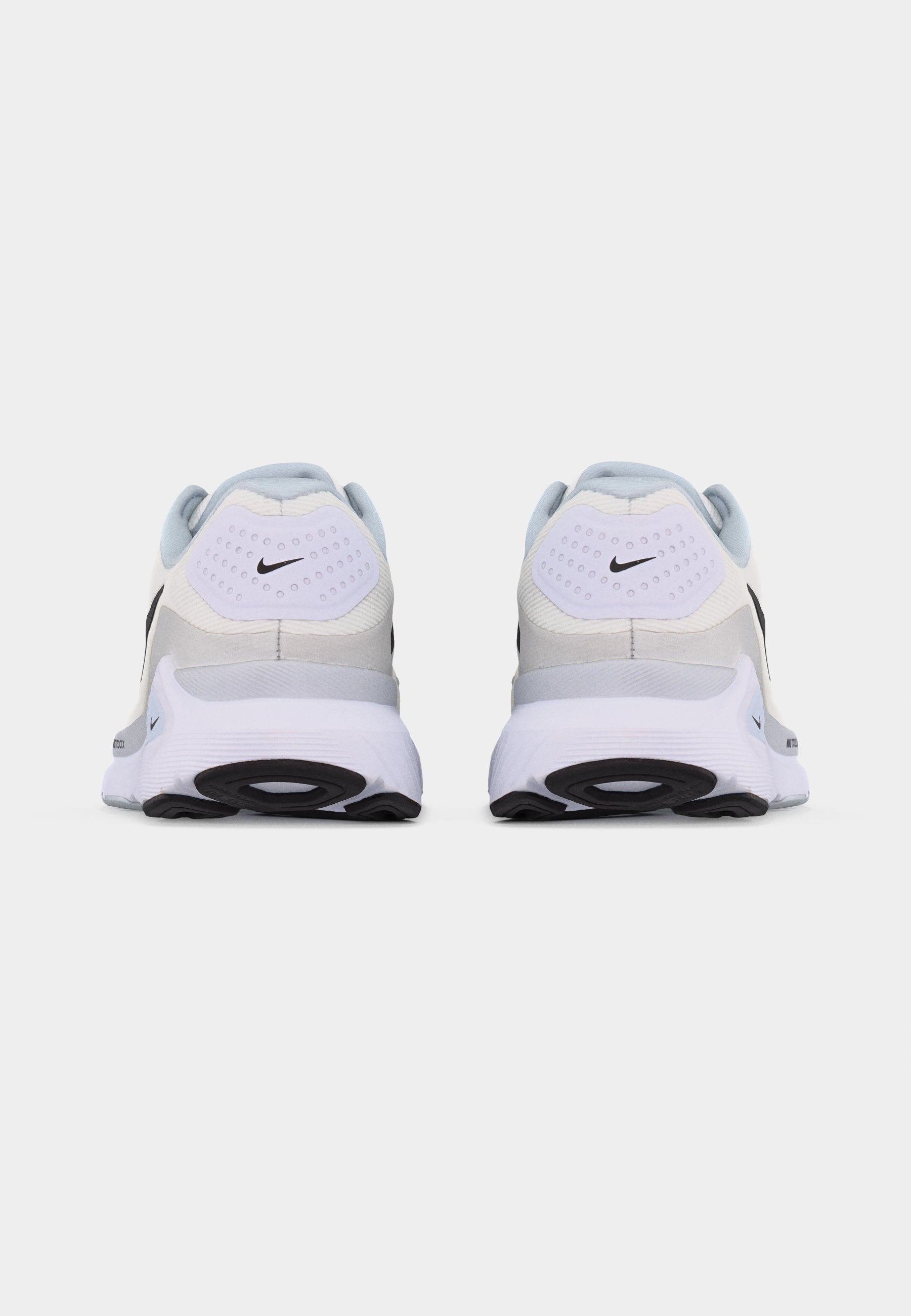 W NIKE STRUCTURE 26 - Yol koşu ayakkabısı - beyaz/siyah/saf platin renkli