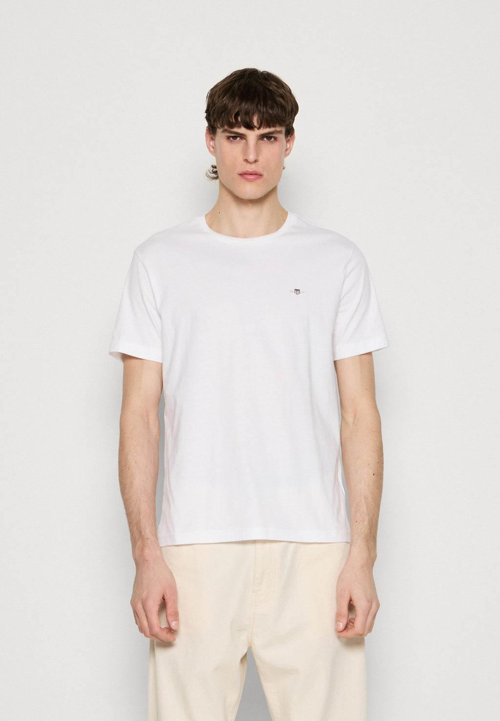 PRINTED ARCHIVE SHIELD - Basic T-shirt - white