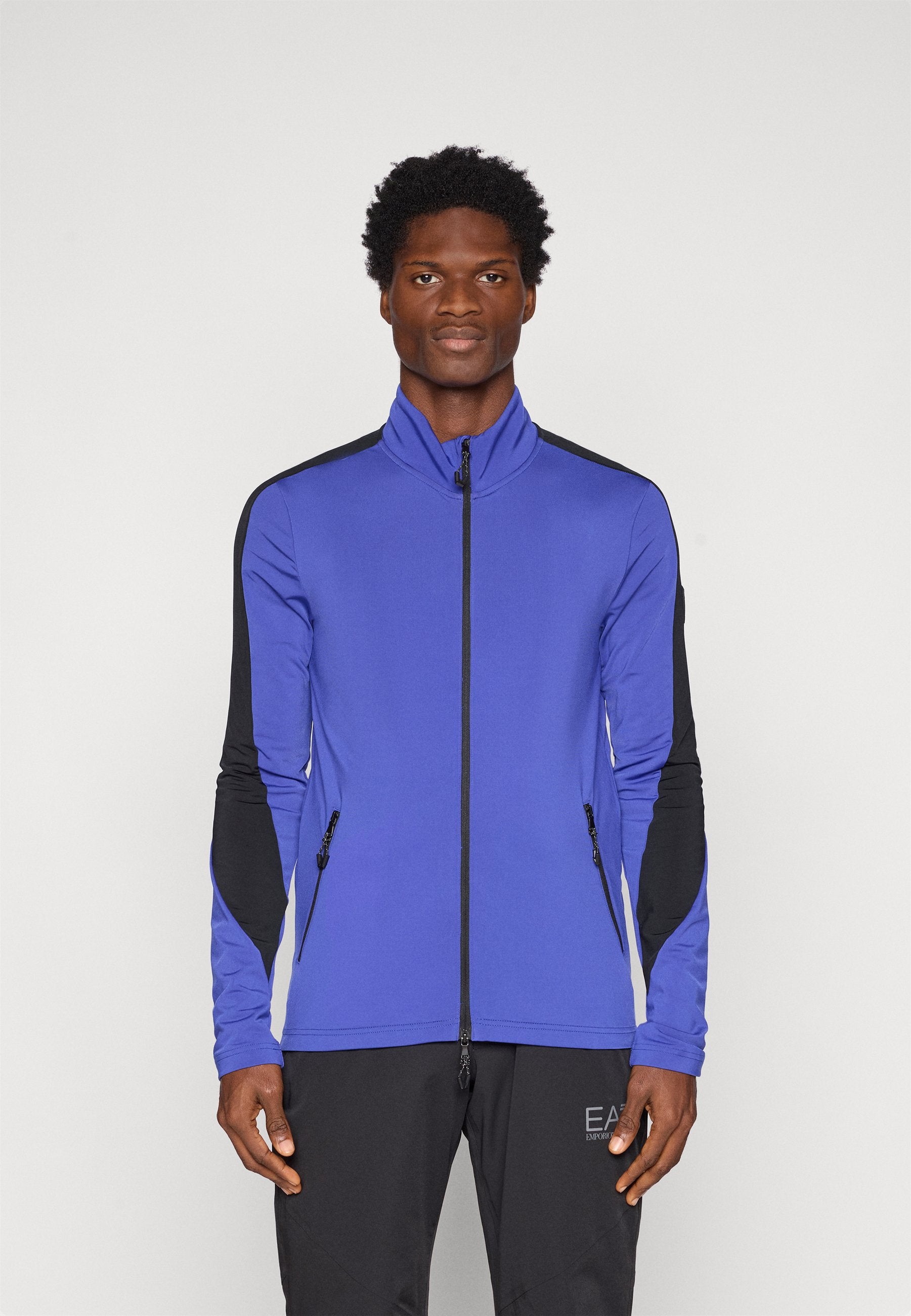 SKI KITZBUHEL POWERSTRETCH COLORBLOCK - Veste de survêtement - clematis blue