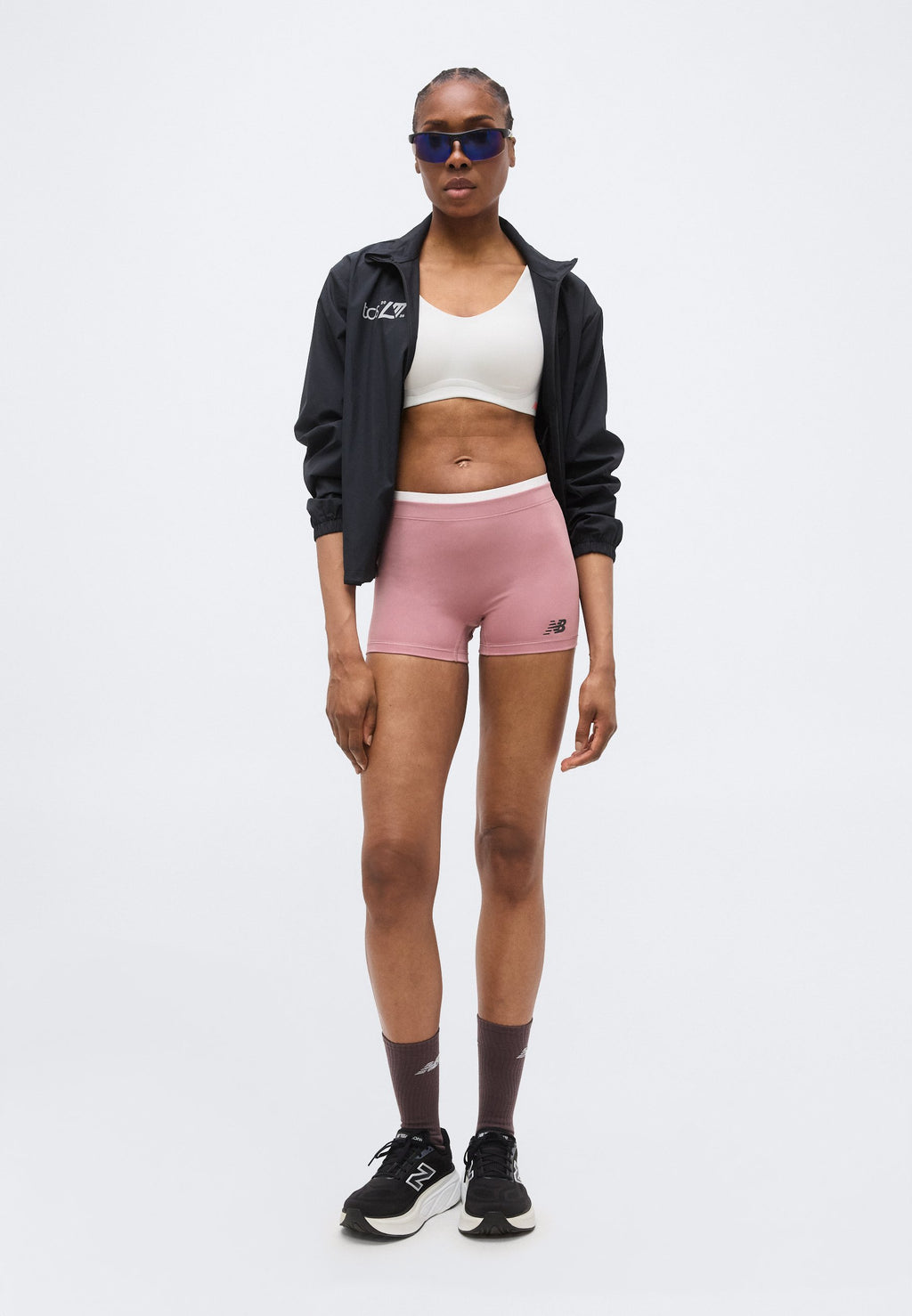 FAST DAYS HOT SHORT - Short running tights - rosewood