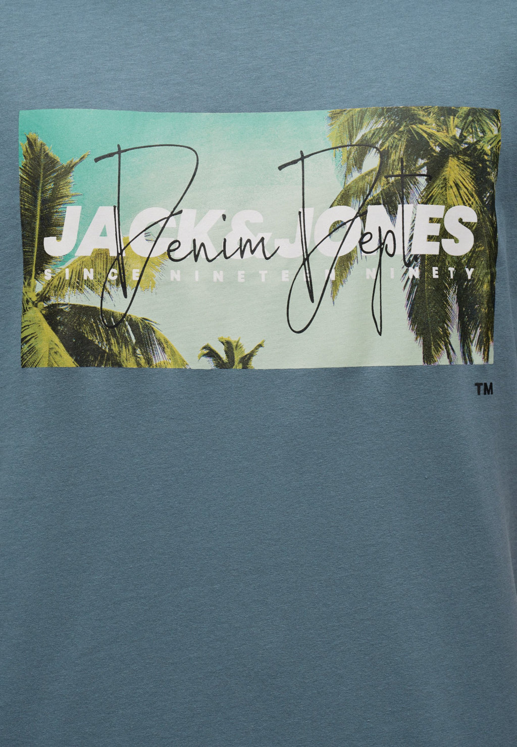 JJINDIANA TEE CREW NECK - Print T-shirt - blue mirage