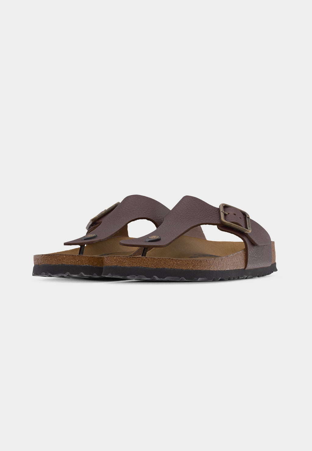 RAMSES NARROW - T-bar sandals - roast