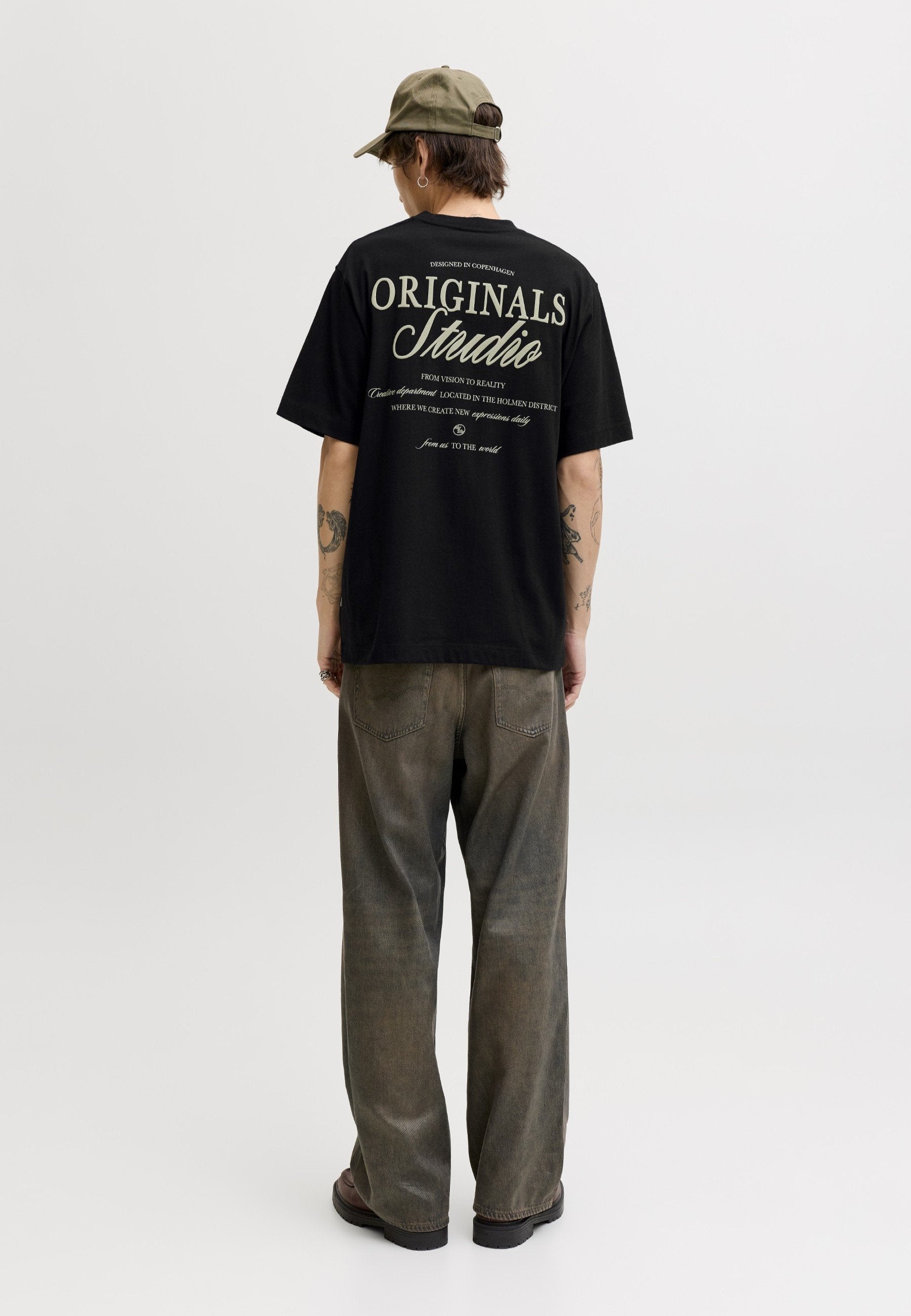 Print T-shirt - black