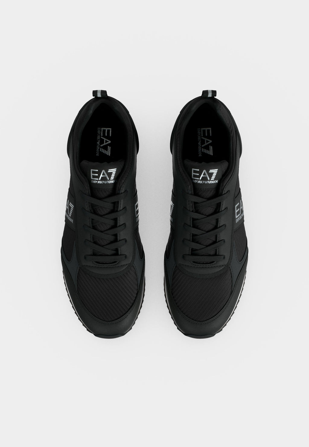 UNISEX - Trainers - black/silver-coloured/white