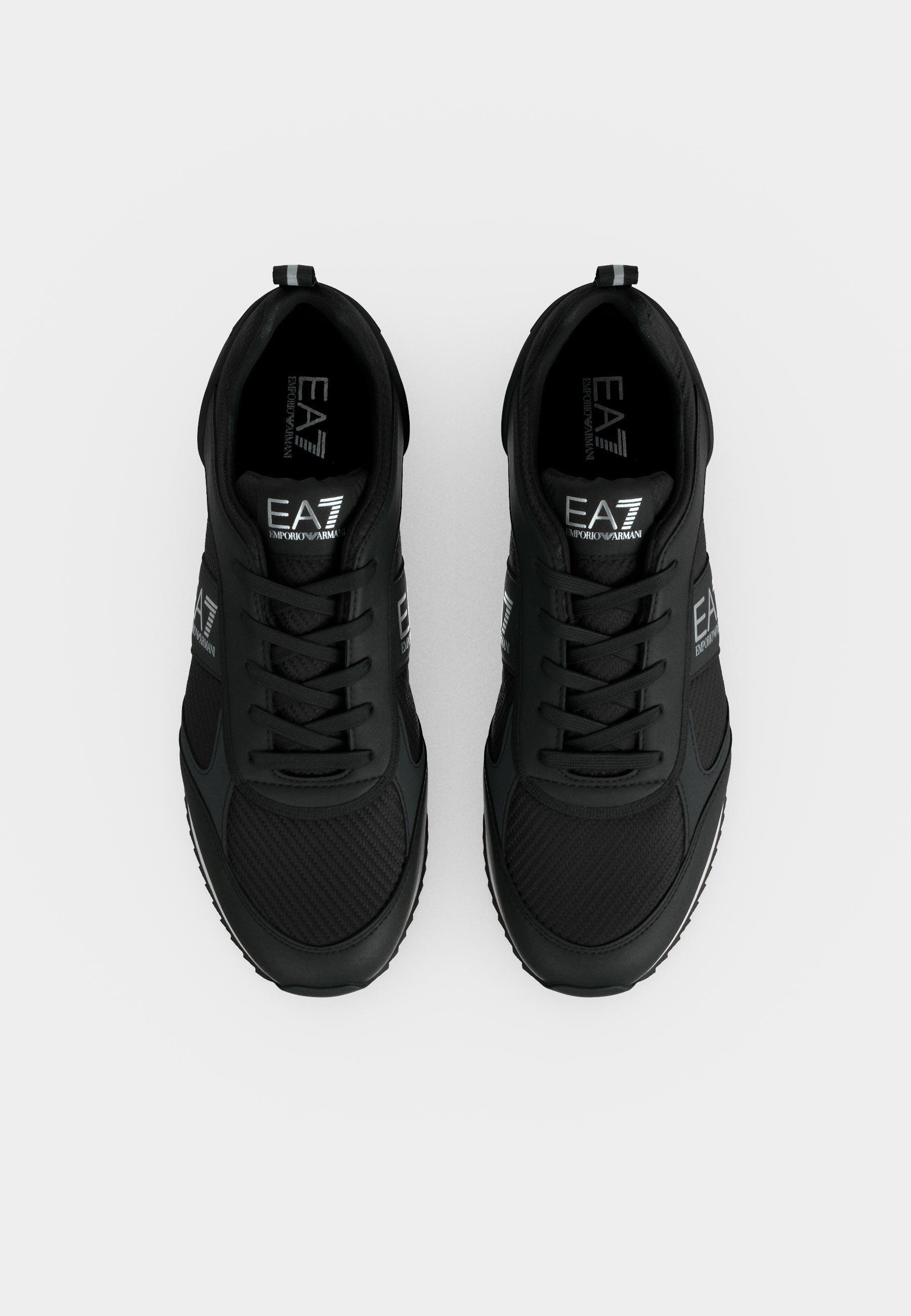 UNISEX - Trainers - black/silver-coloured/white