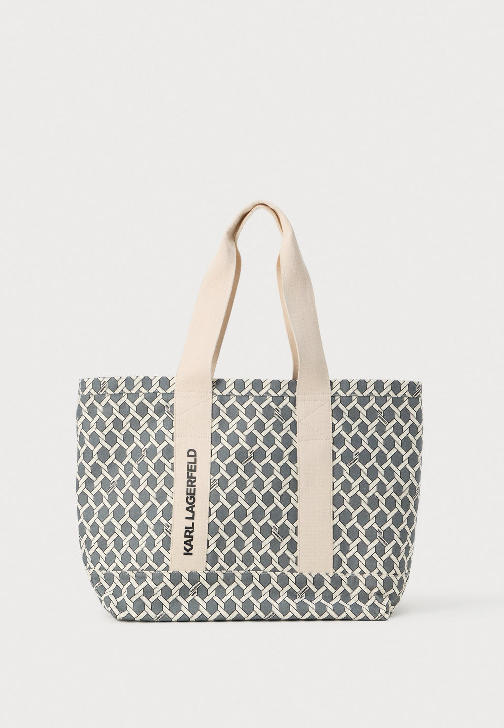 ROPE UNISEX - Tote bag - white/black