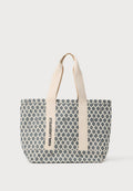 ROPE UNISEX - Tote bag - white/black