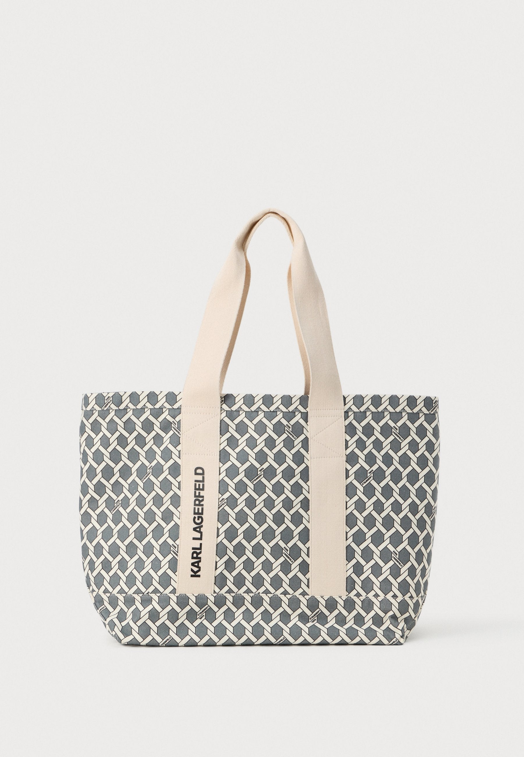 ROPE UNISEX - Tote bag - white/black