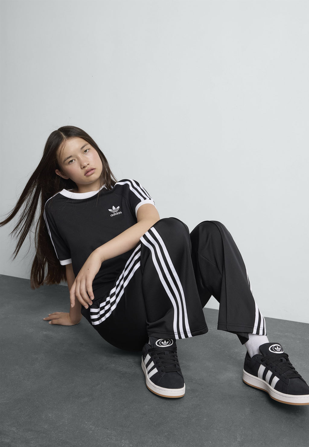 CAMPUS 00S J UNISEX - Trainers - core black/cloud white