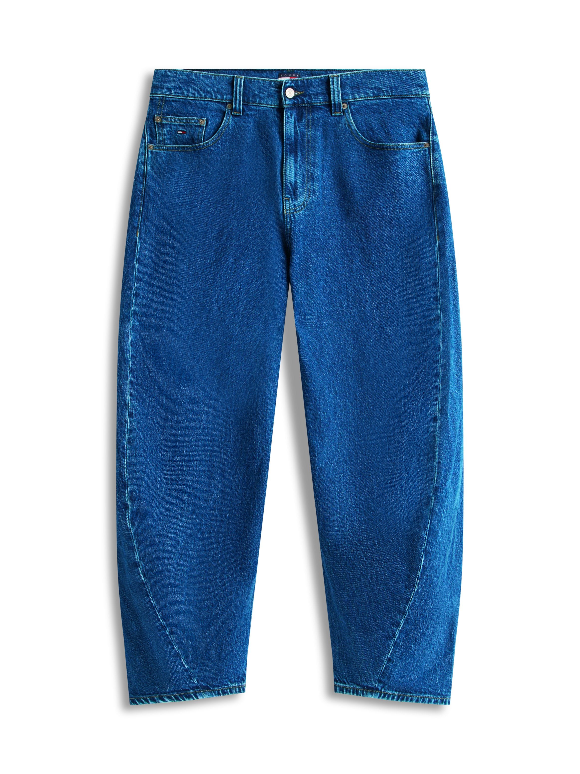 ASHTON TWISTED SEAM LOOSE BARREL LEG JEANS - Baggy Jeans - denim medium