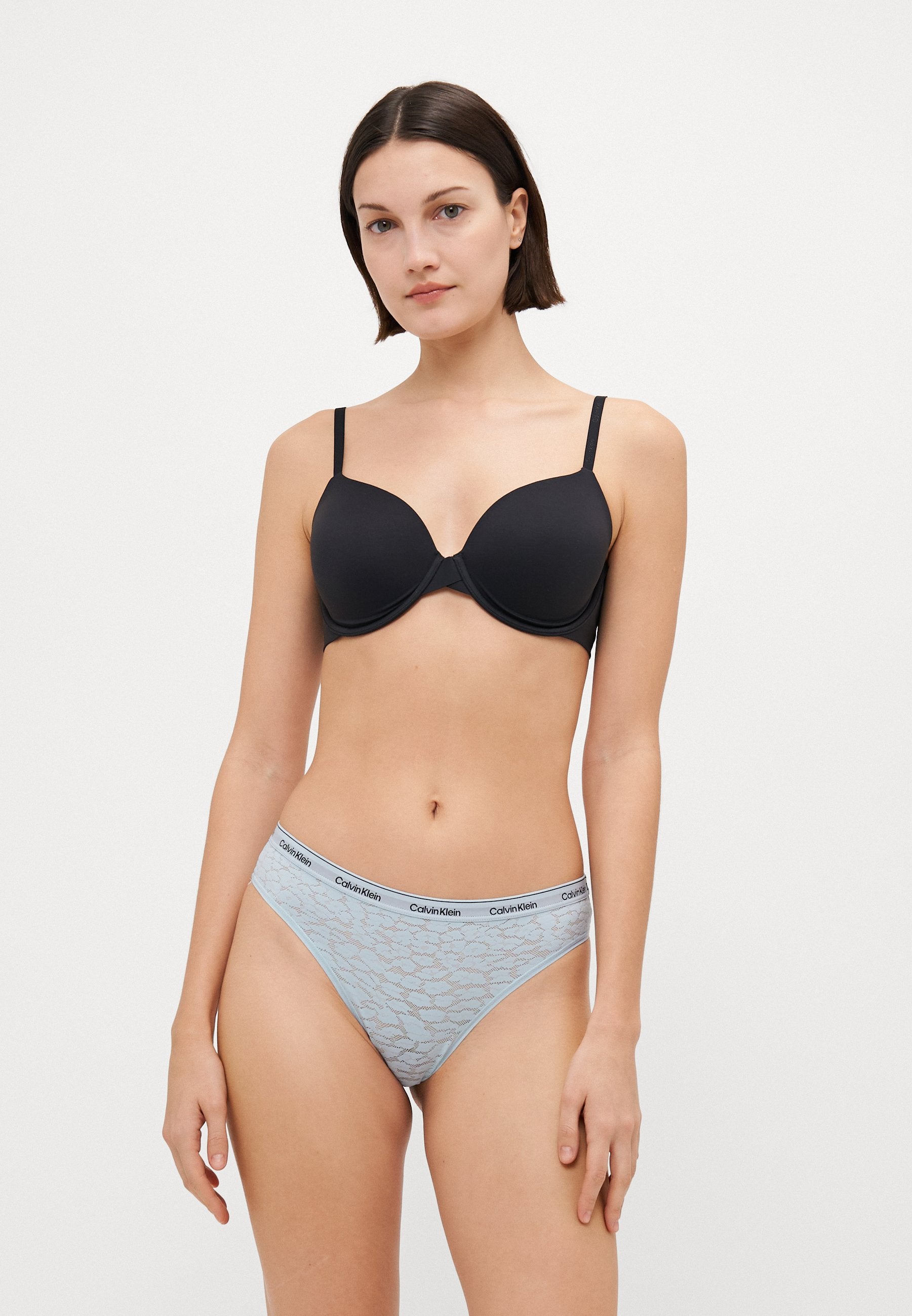 SOUTIEN-GORGE COUVRANT LÉGÈREMENT DOUBLÉ - Soutien-gorge à armatures - noir
