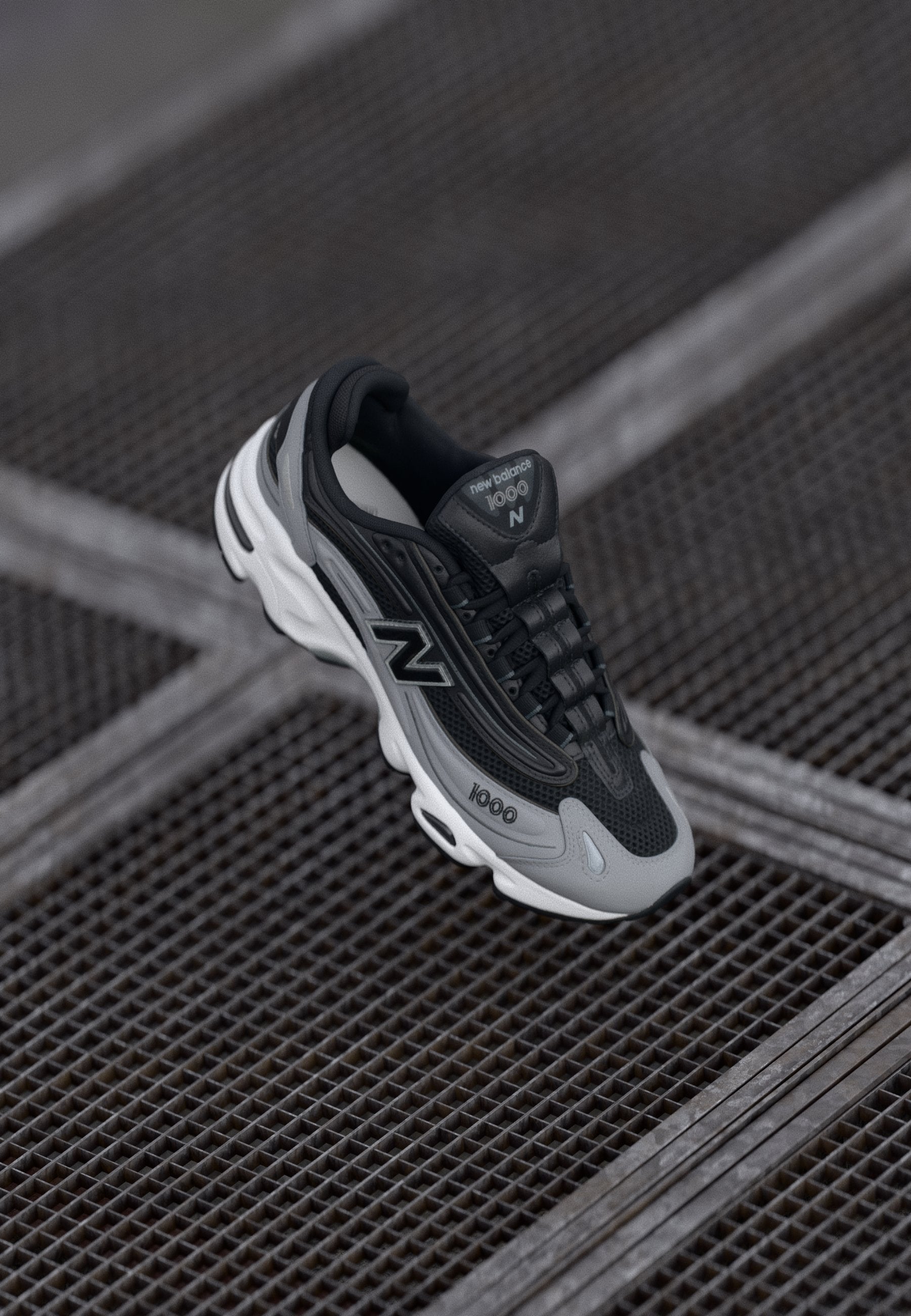 M1000 UNISEX - Trainers - slate grey/black/white