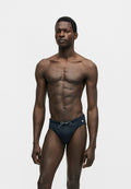 BRIEF - Swimming briefs - chevron blue