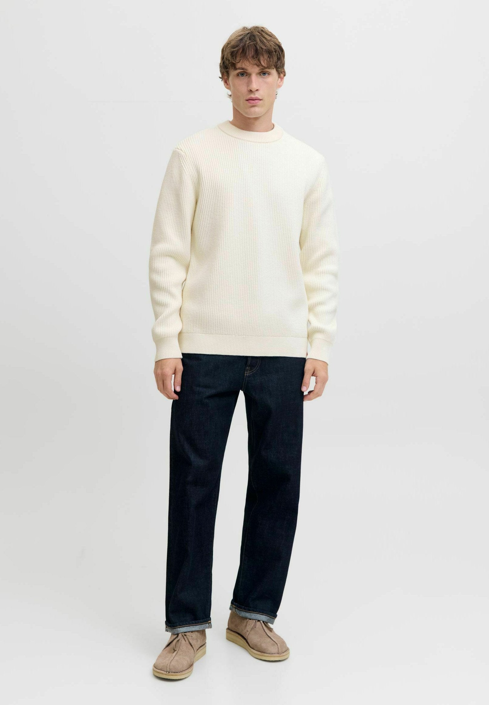 Knitted RDD Plain Knitted - Jumper - cloud dancer