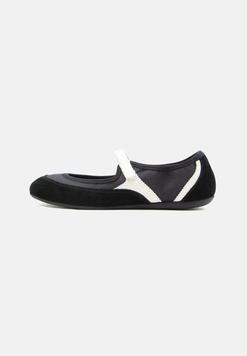 MYSTIE - Ankle strap ballet pumps - black