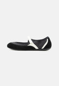 MYSTIE - Ankle strap ballet pumps - black