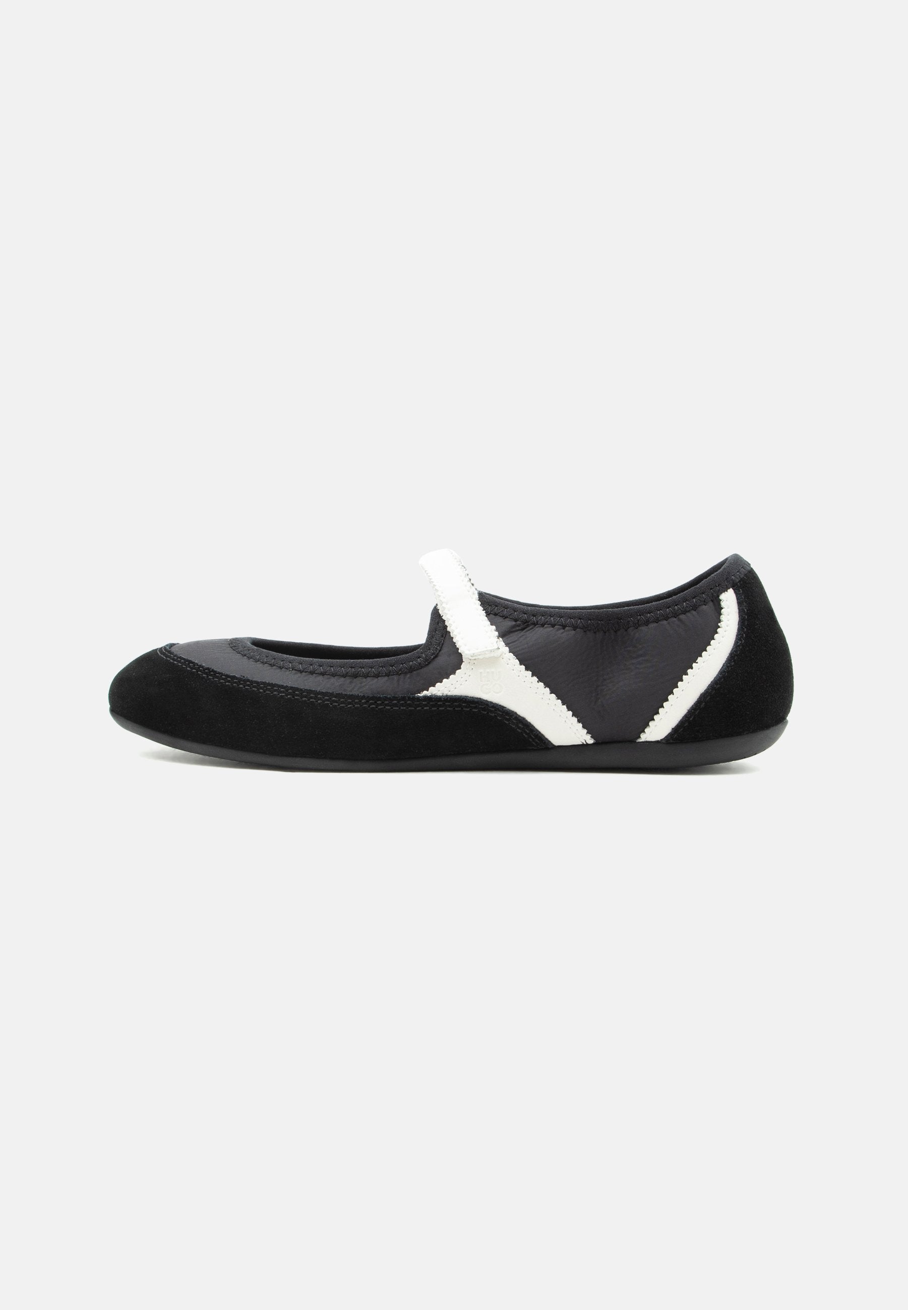 MYSTIE - Ankle strap ballet pumps - black