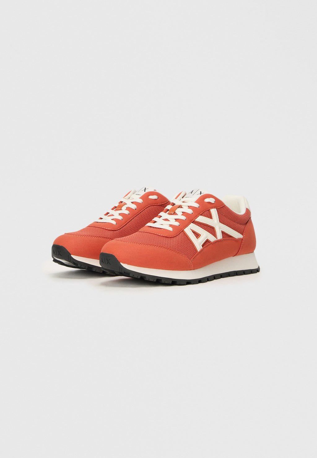 Trainers - orange rust/off white