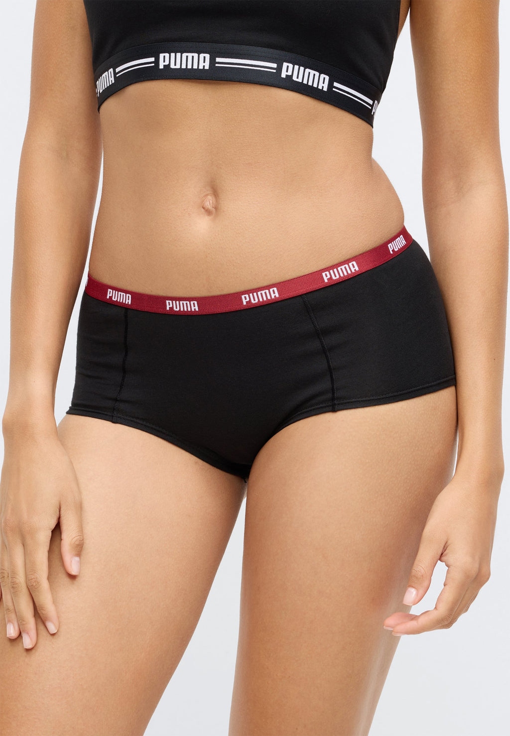 MINI SHORT 3 PACK - Hipsters - black/red