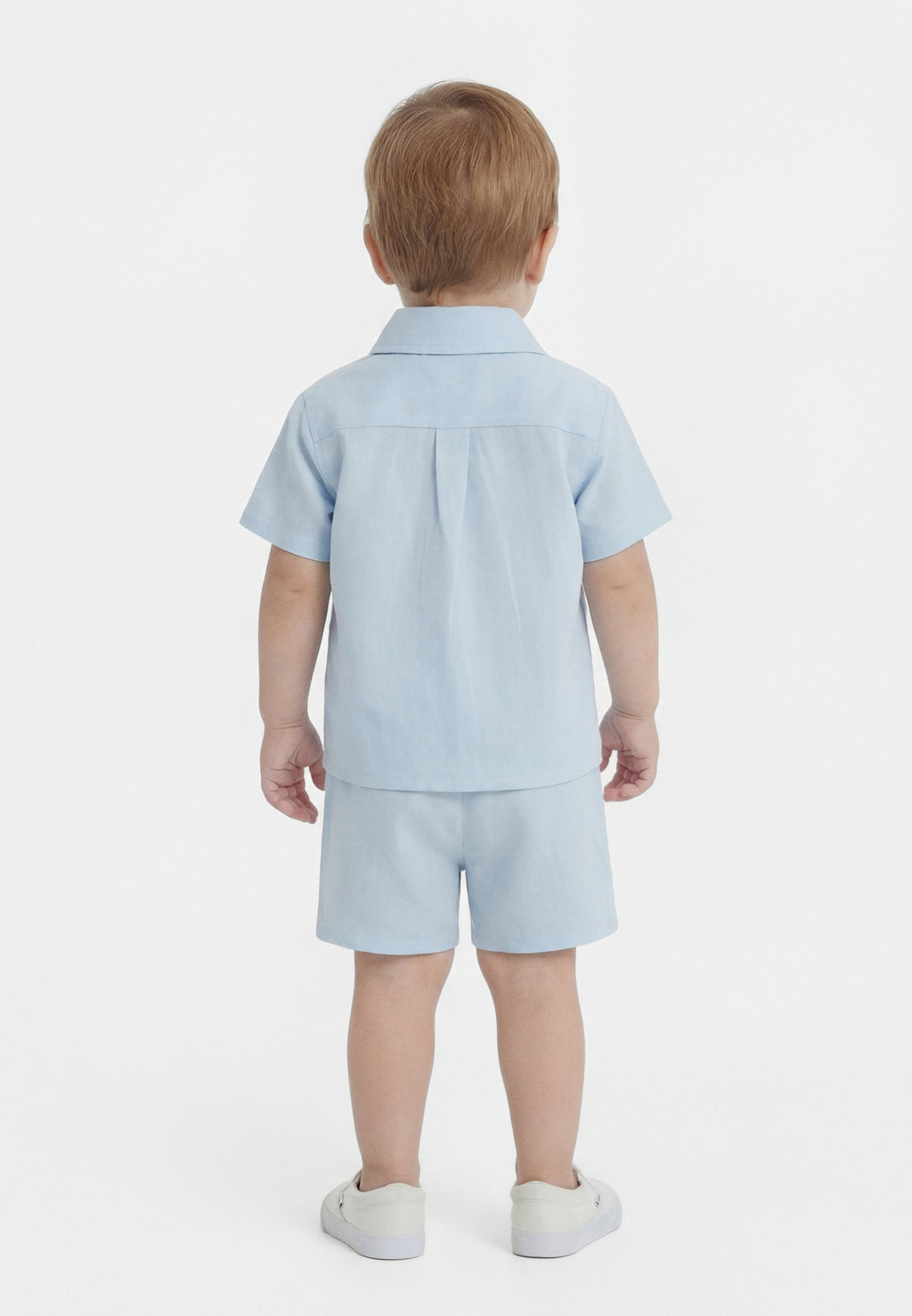 WOVEN SET UNISEX - Button-down blouse - breezy blue