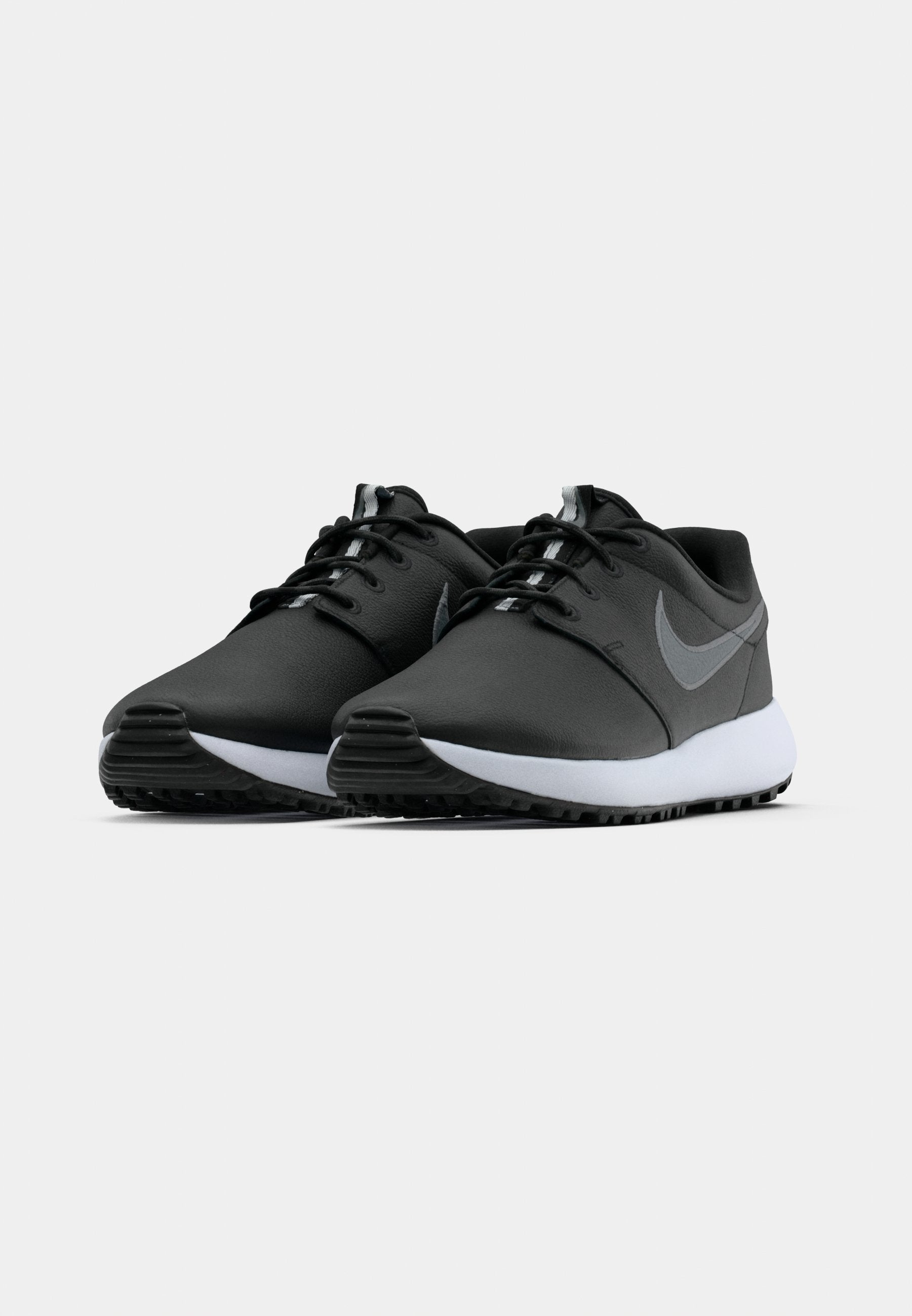ROSHE - Golf shoes (without spikes) - black/smoke grey/white