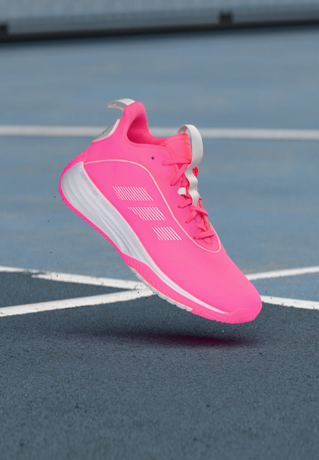 OWNTHEGAME 3.0 UNISEX - Basketball shoes - lucid pink/footwear white/lucid pink