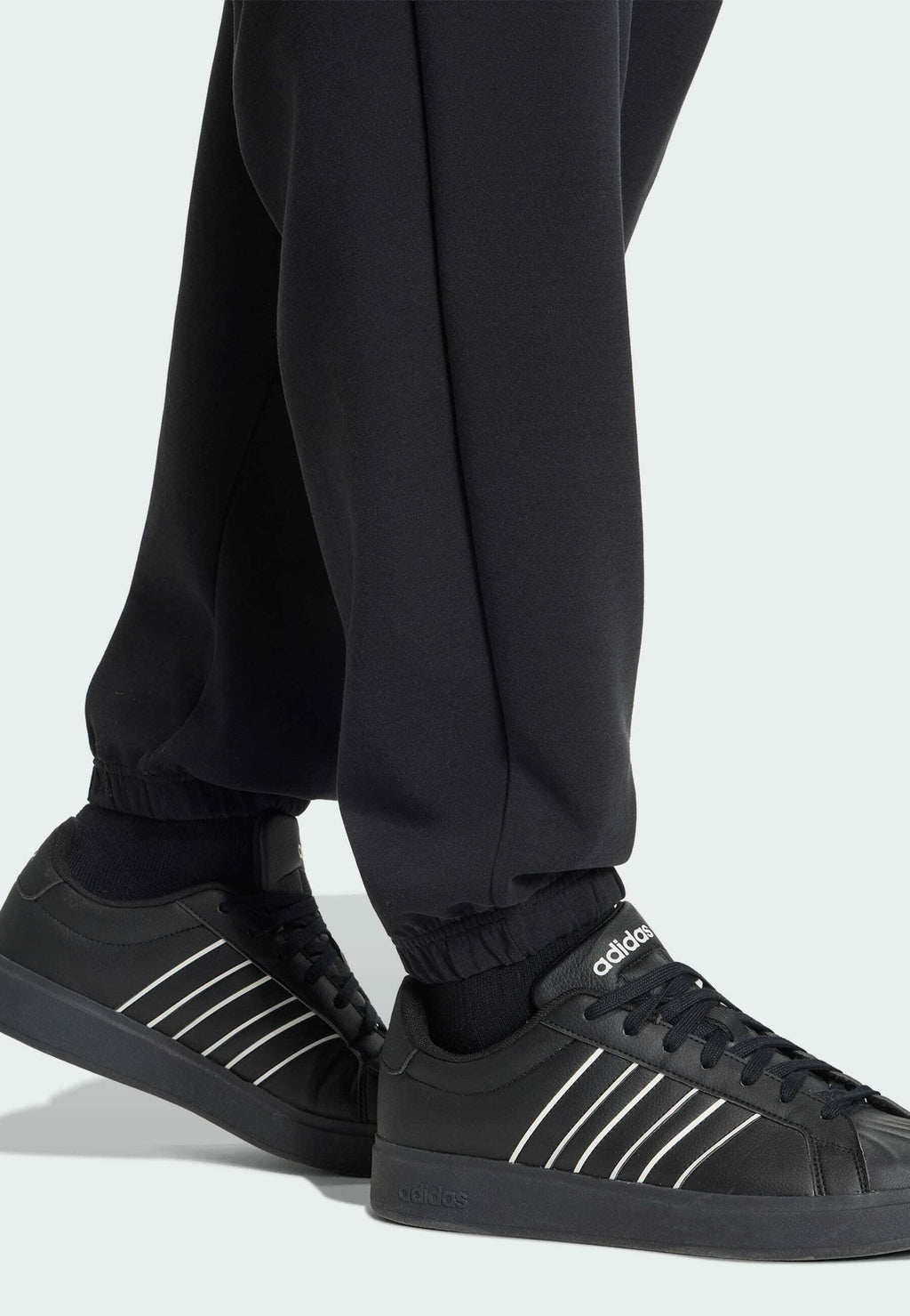 SOFT LUX PANTS - Tracksuit bottoms - black