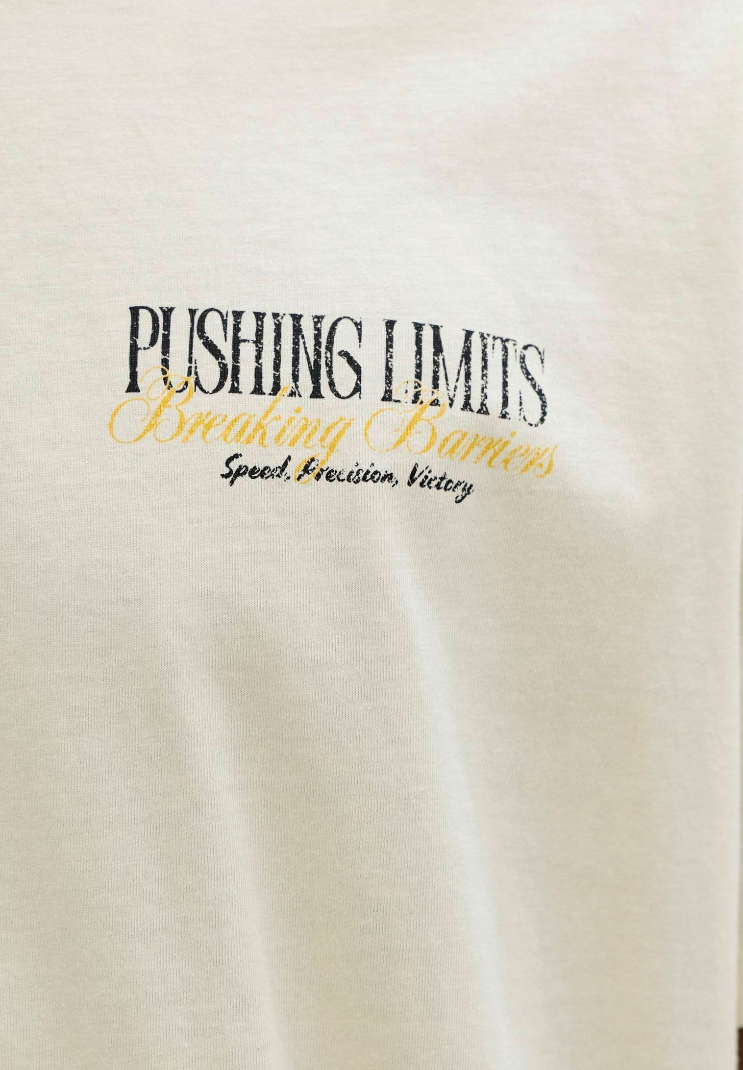 T- - Print T-shirt - antique white
