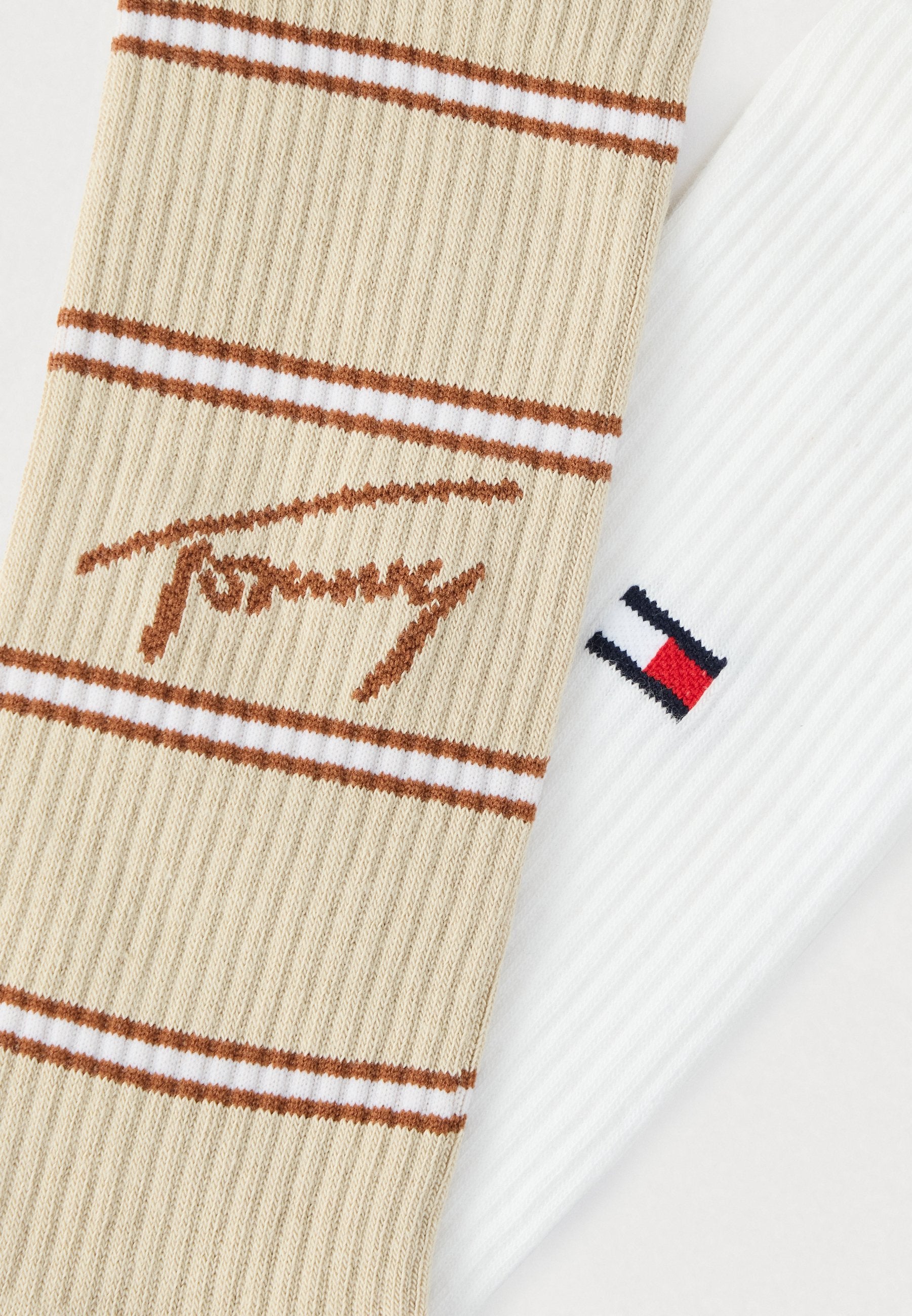 BRETON STRIPE UNISEX 2 PACK - Socks - sand/white