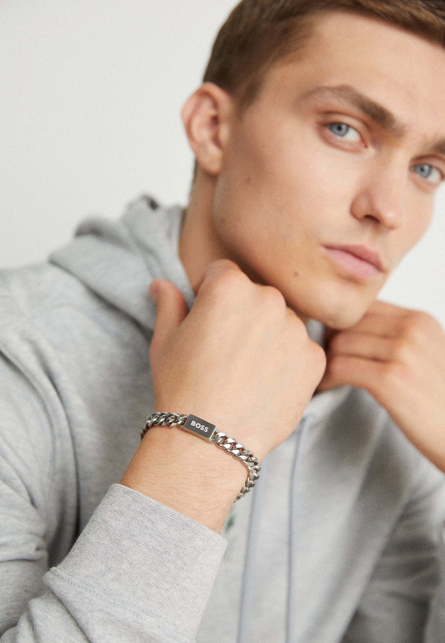 CHAIN FOR HIM - Bracelet - silver-coloured