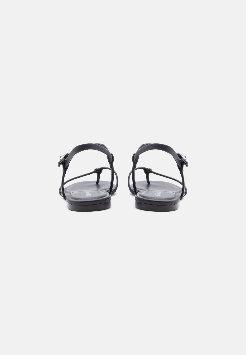 T-bar sandals - triple black