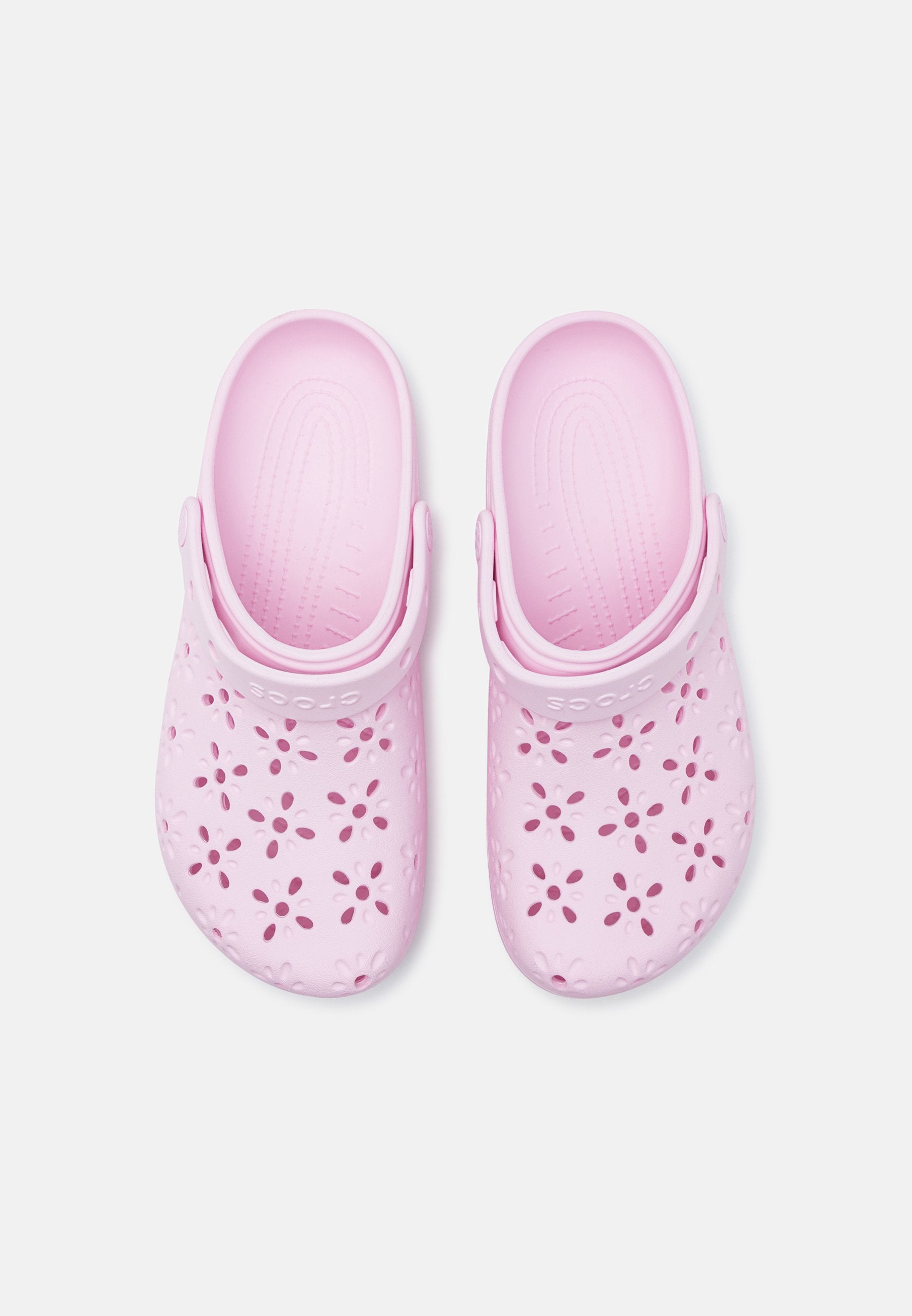 CLASSIC FLORAL CUT OUT - Mules - pink milk