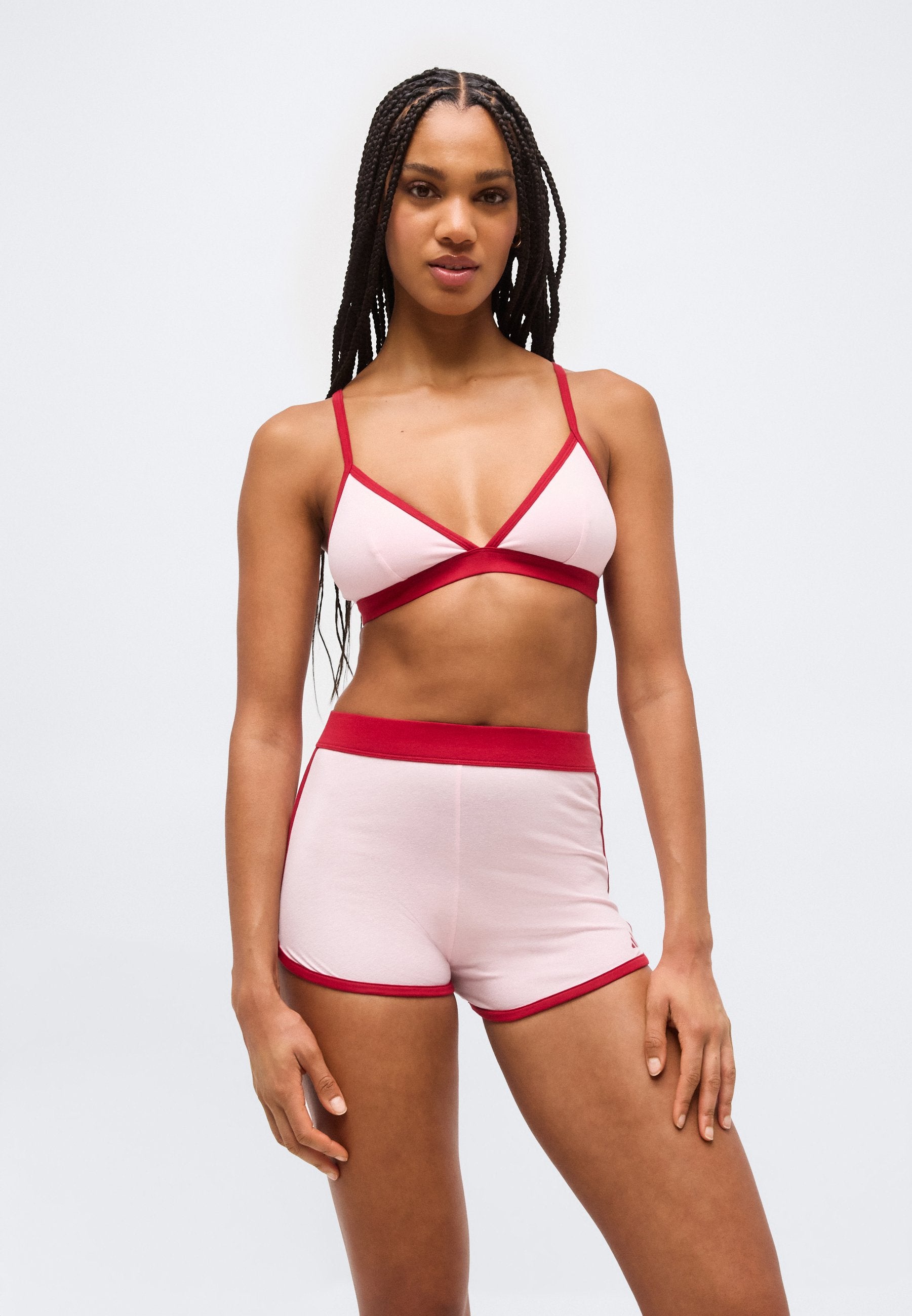 Boyshorts - clear pink