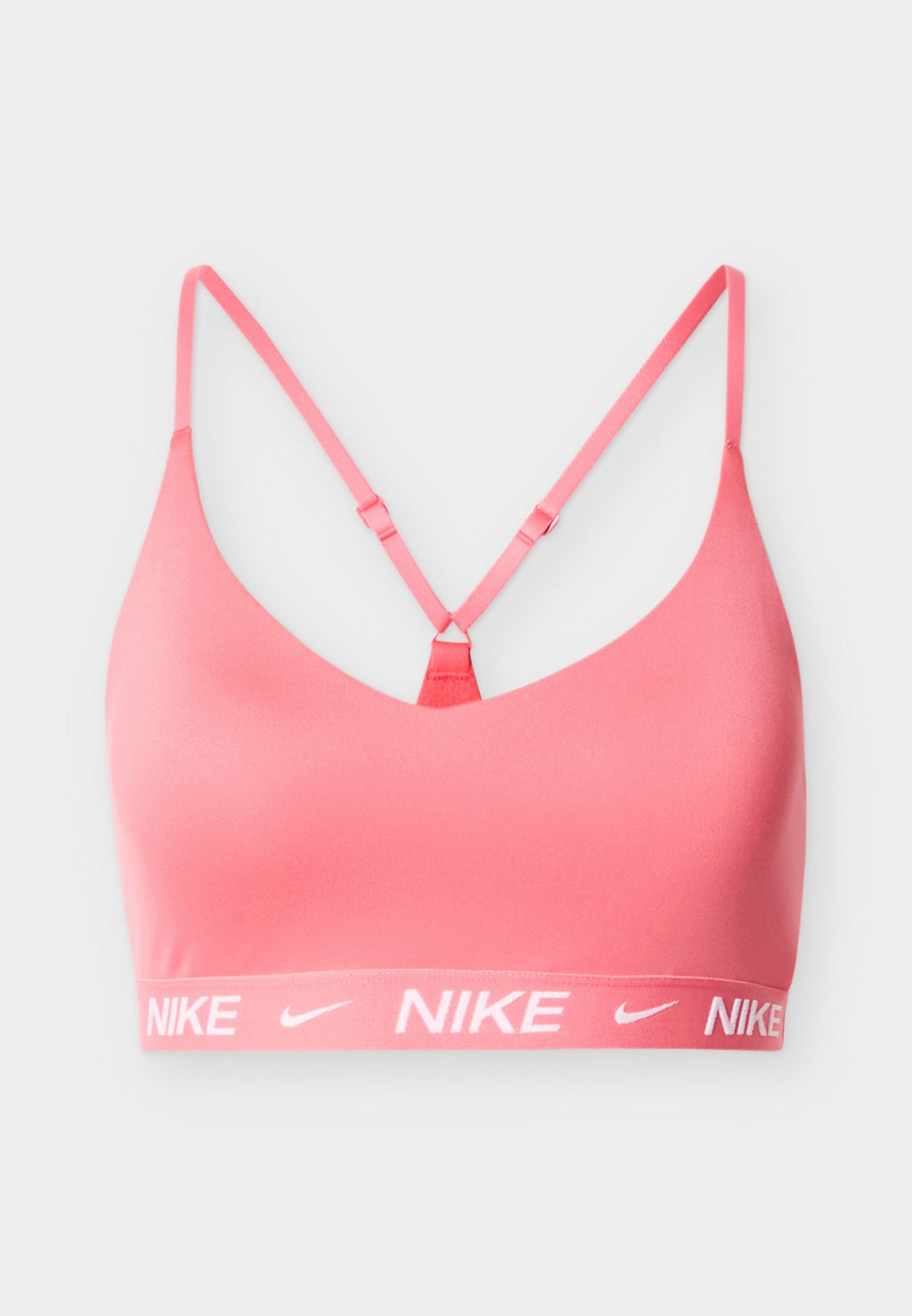 INDY BRA - Light support sports bra - sea coral/white