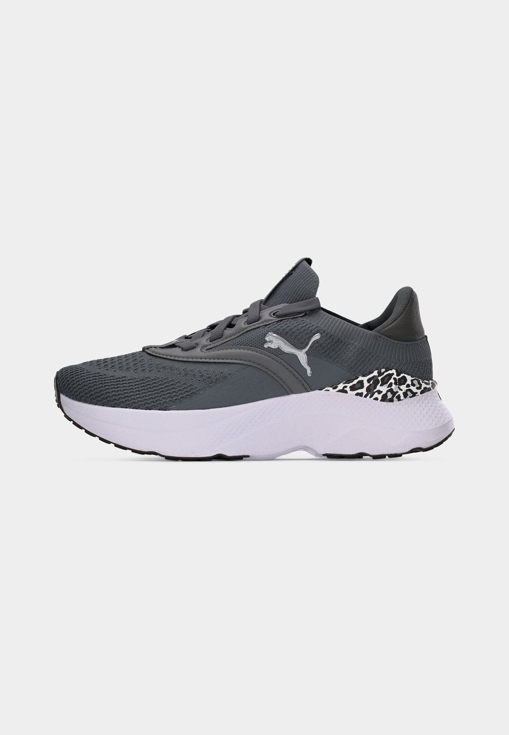 SOFTRIDE MAYVE ANIMAL - Road running shoes - cool dark gray/black/silver-coloured