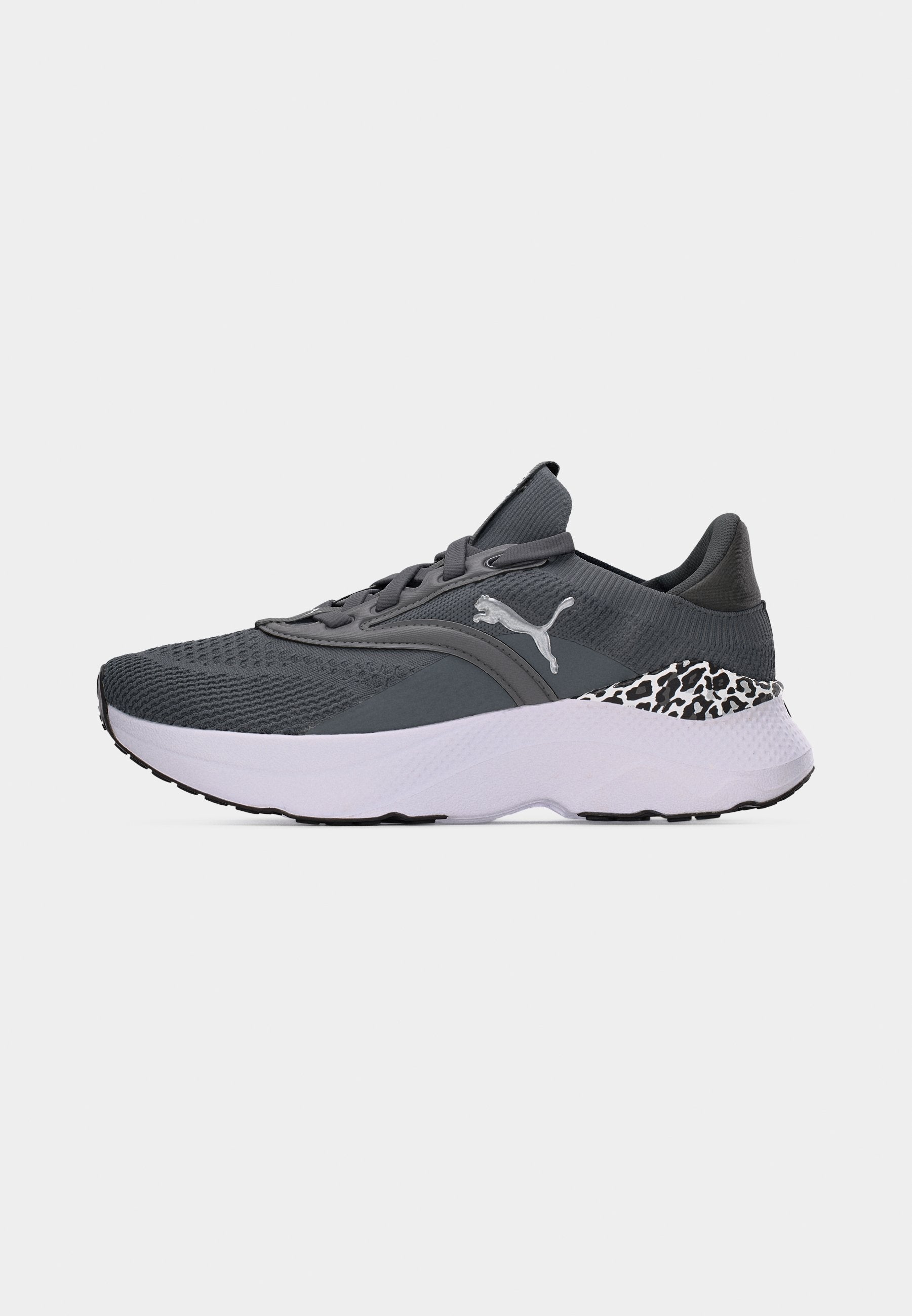 SOFTRIDE MAYVE ANIMAL - Road running shoes - cool dark gray/black/silver-coloured