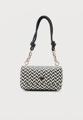 TESSI FLAP SHOULDER  - Handbag - black