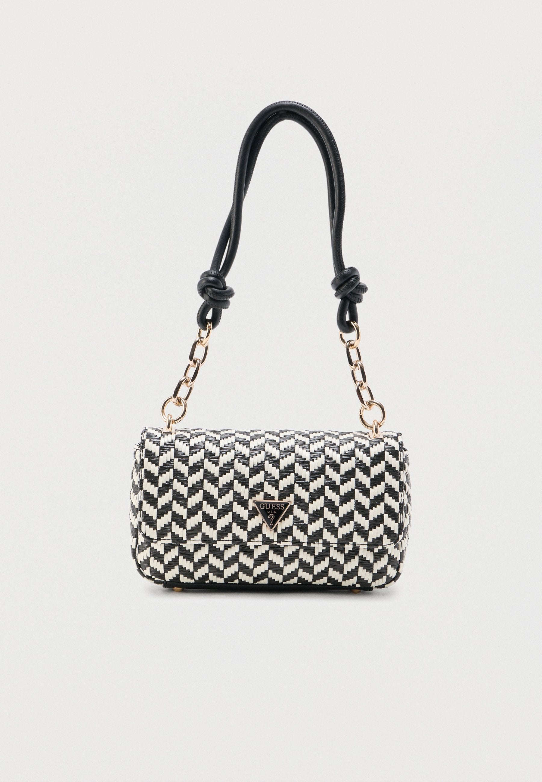 TESSI FLAP SHOULDER  - Handbag - black